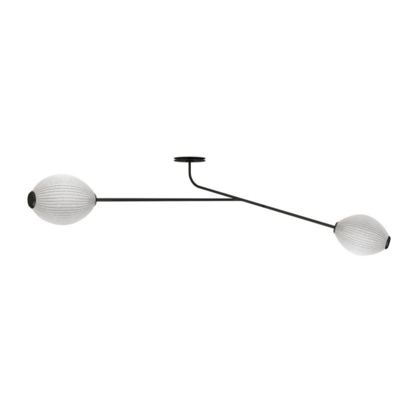 Nástenná lampa SATELLITE biela