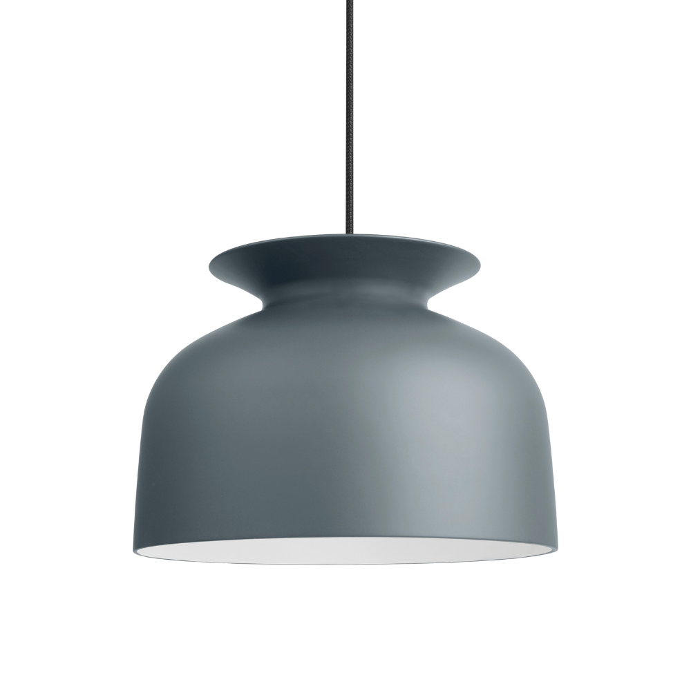 Závesná lampa RONDE holubia šedá