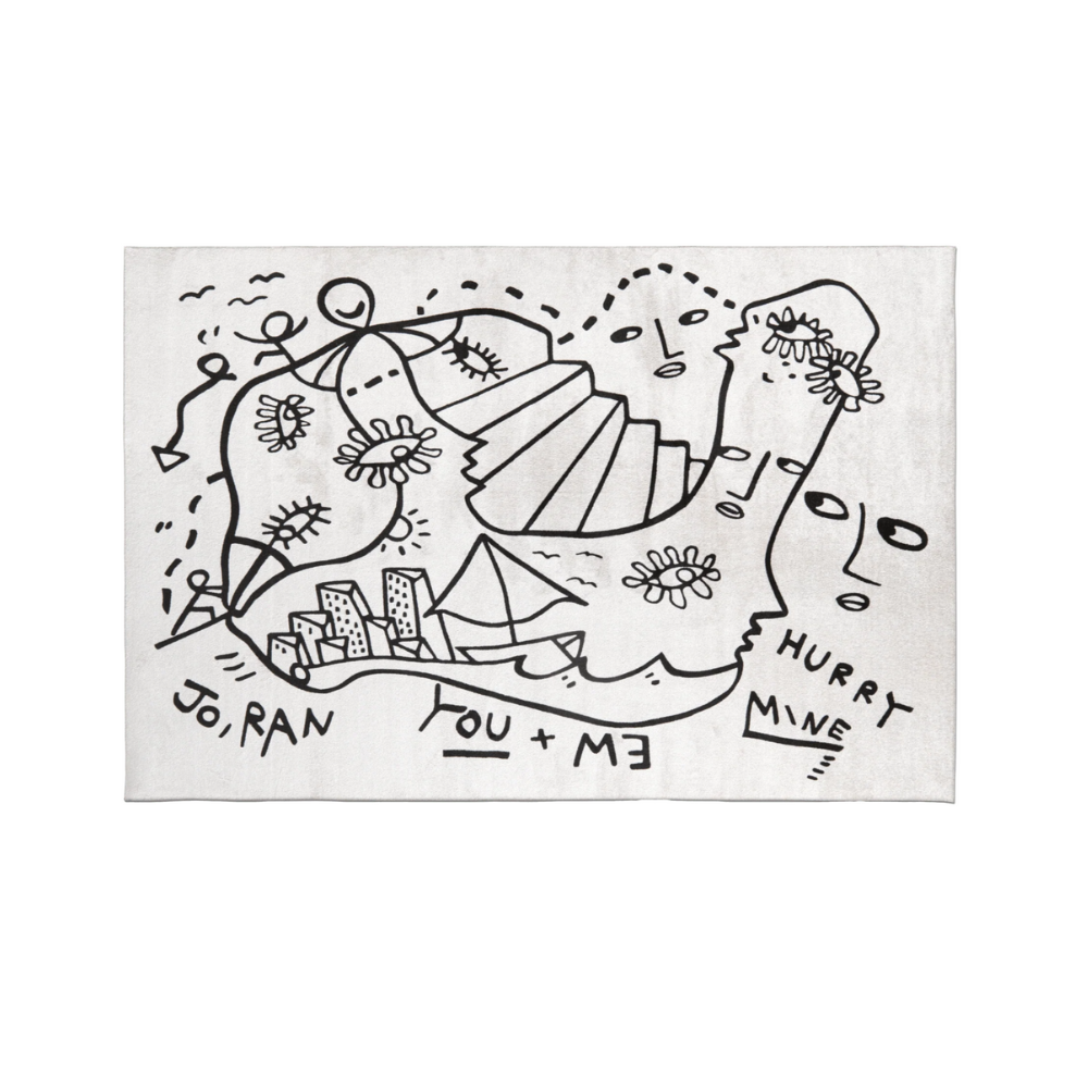 DREAM DIMENSION rug white