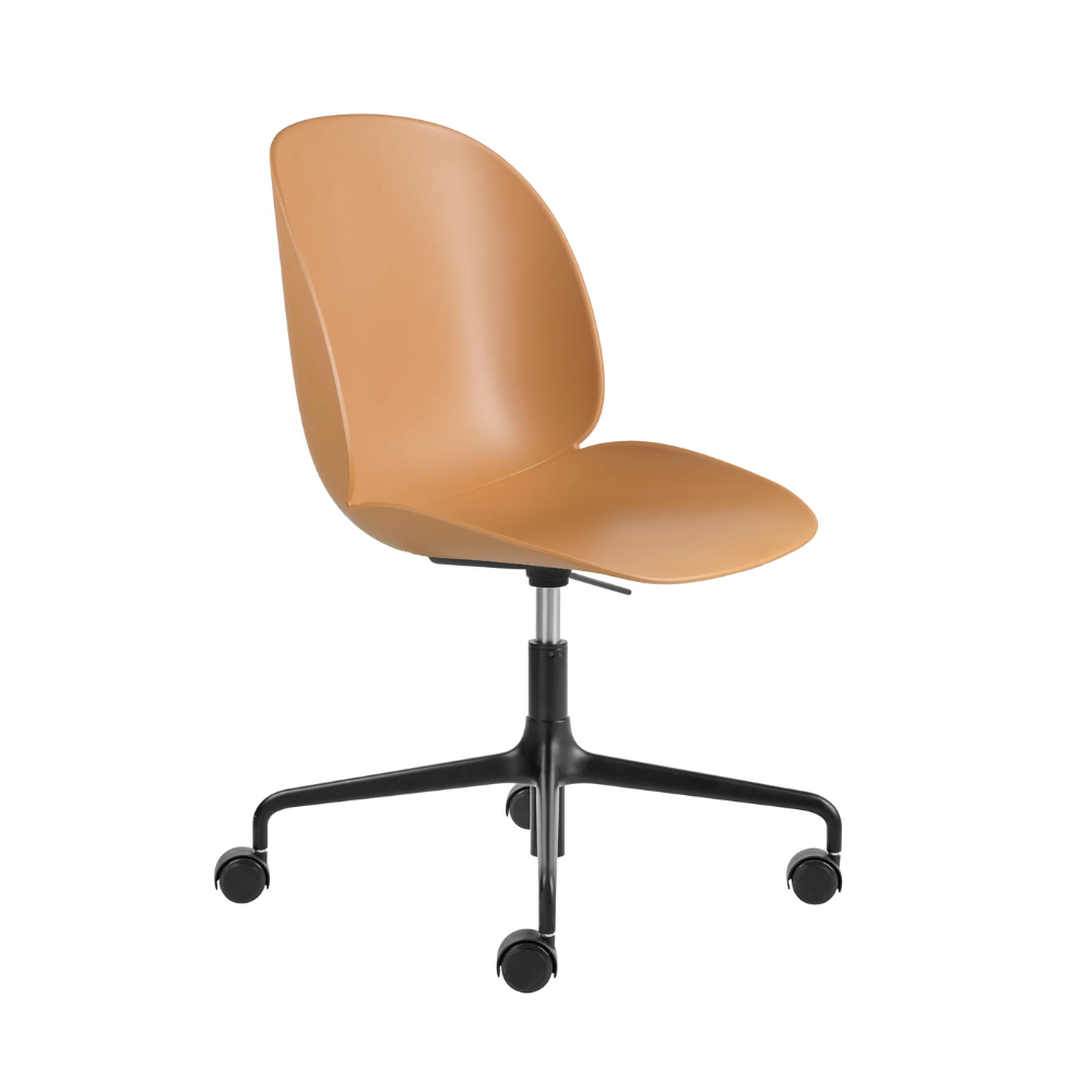 BEETLE office chair in cognac