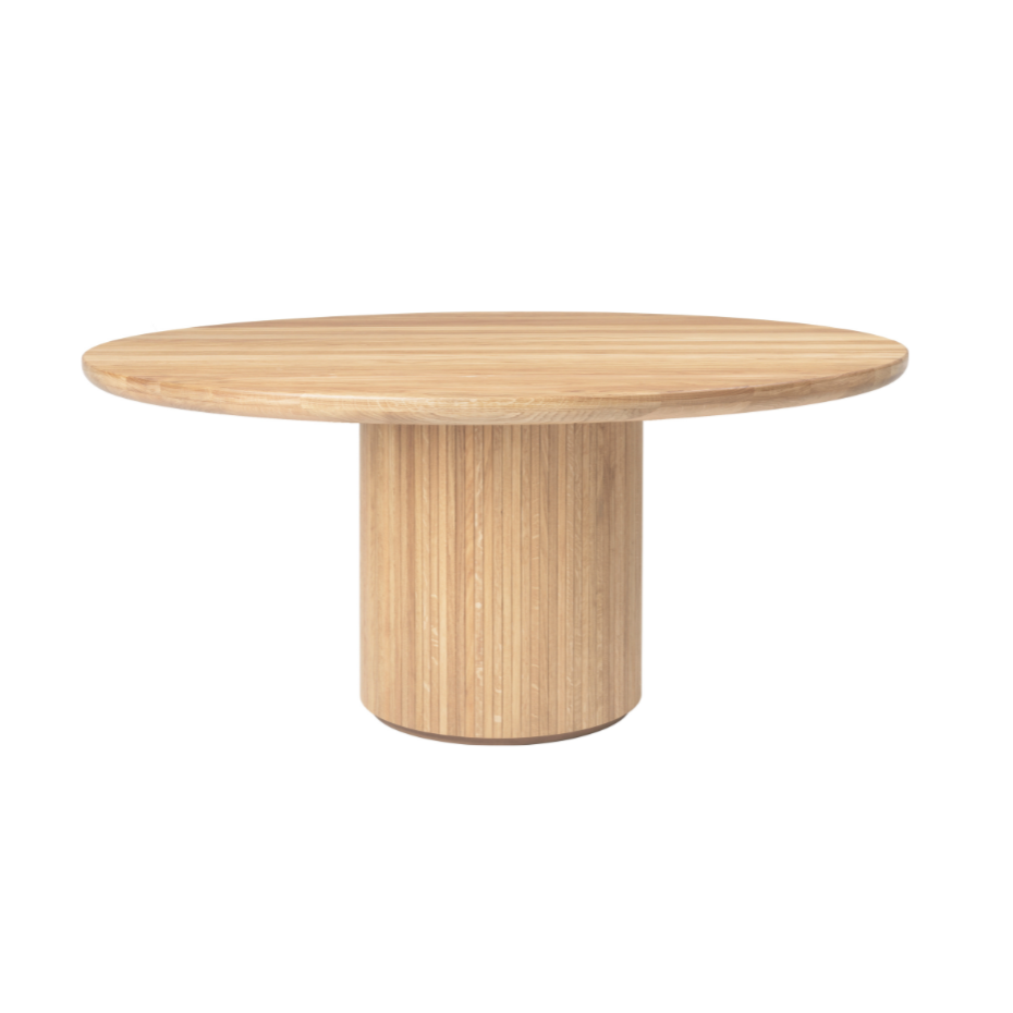 Okrúhly stôl MOON z mydlového duba