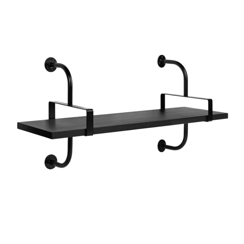 DEMON shelf black ash wood