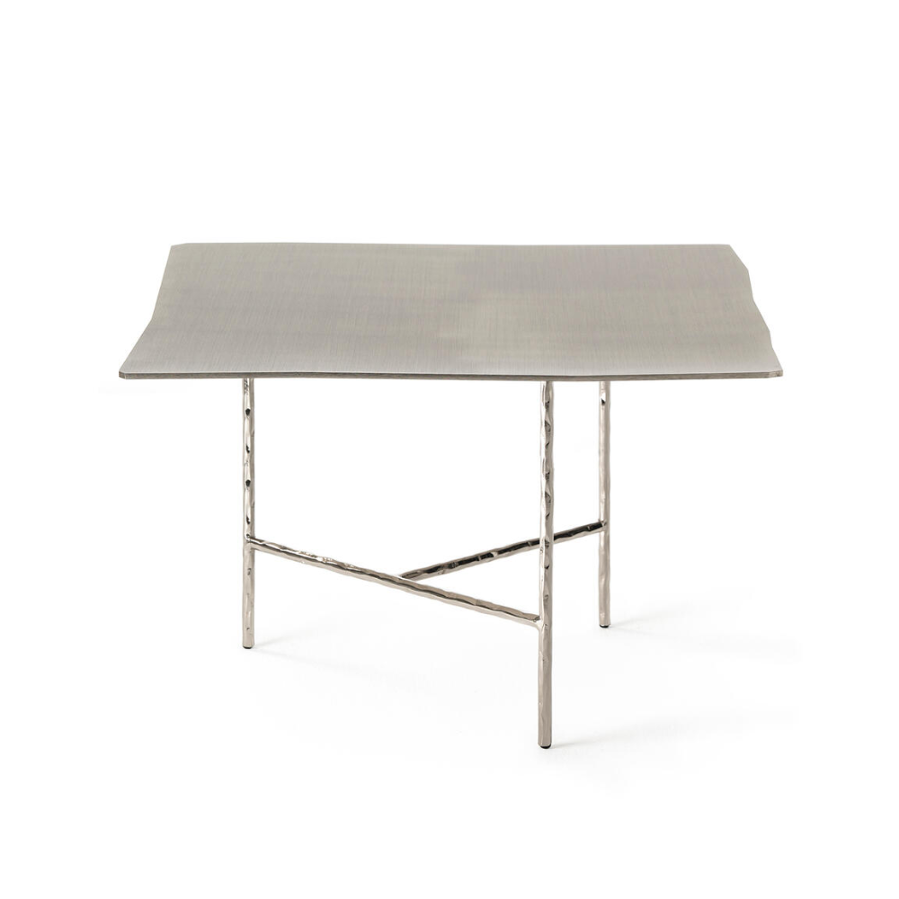 Kávový stolík XXX niklový