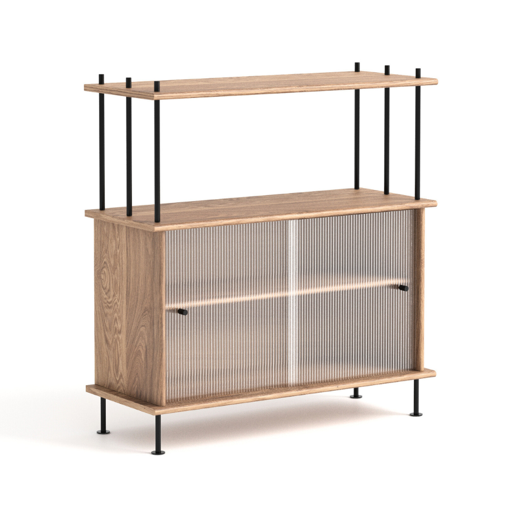 BAVA 100 Oak Wood Cabinet