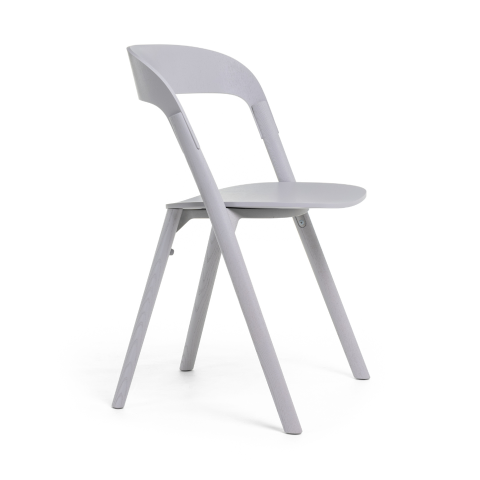 PILA chair in gray ash wood