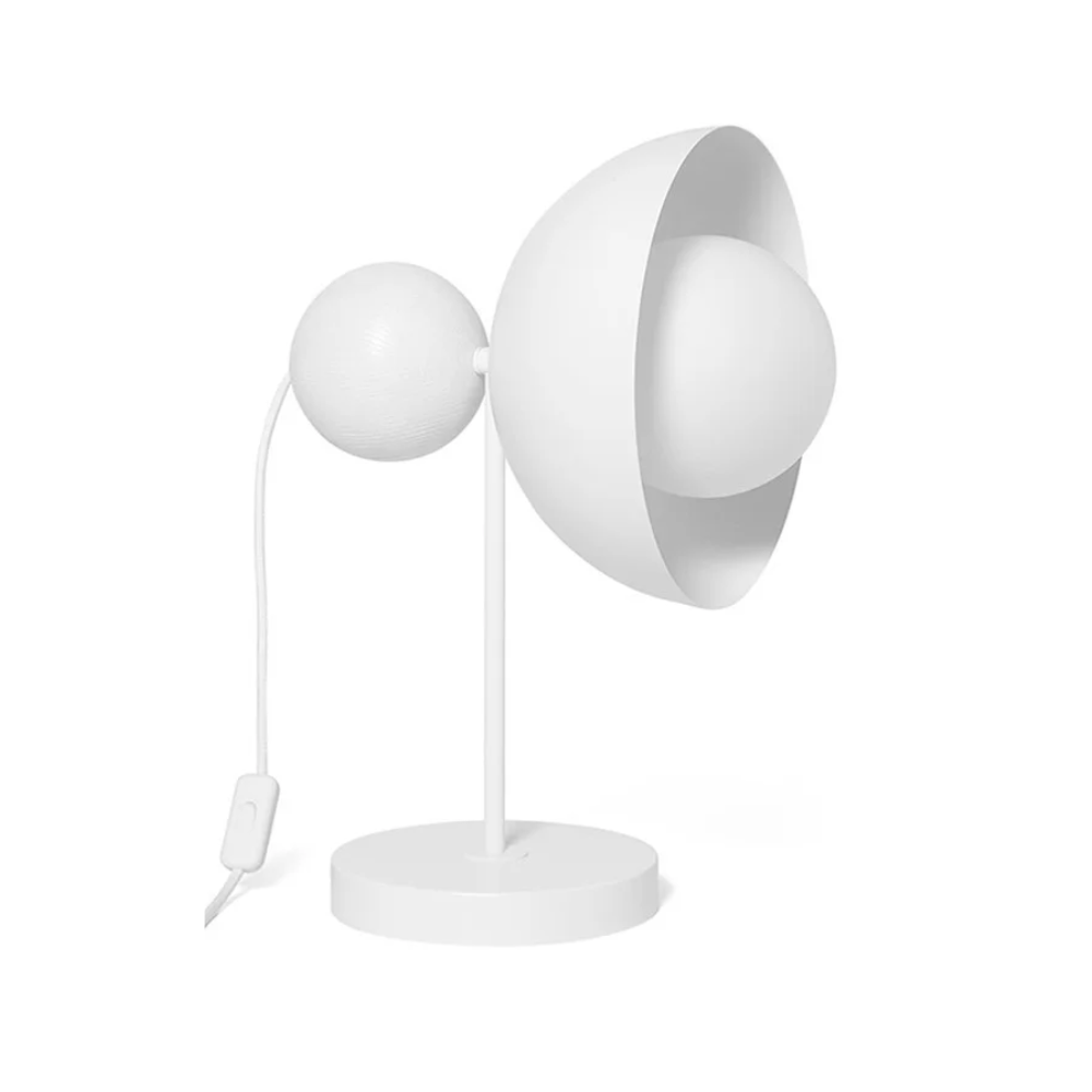 Stolná lampa KELLO biela