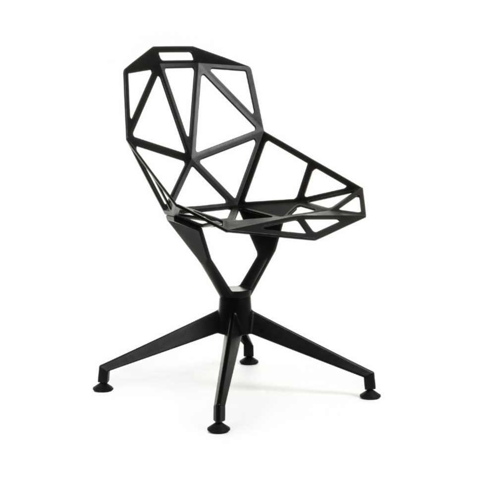 Otáčacie kreslo CHAIR_ONE_4STAR čierne