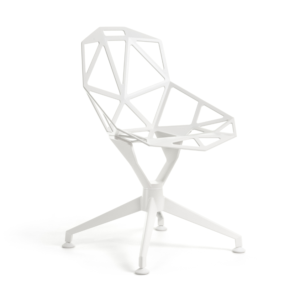 Otáčacie kreslo CHAIR_ONE_4STAR biele