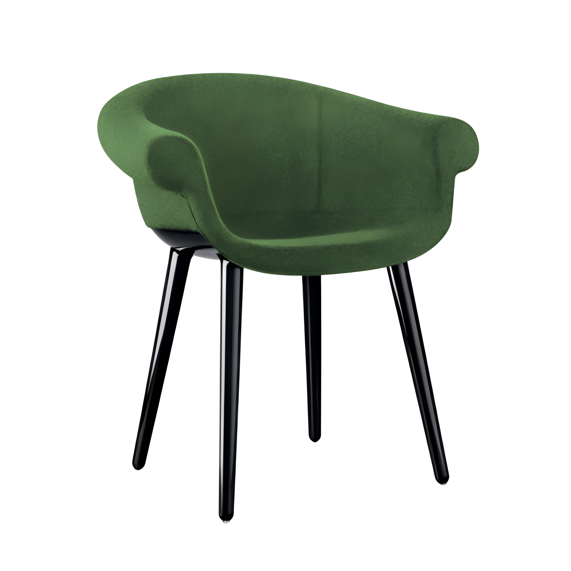 Stolička CYBORG LORD zelená s čiernym podstavcom