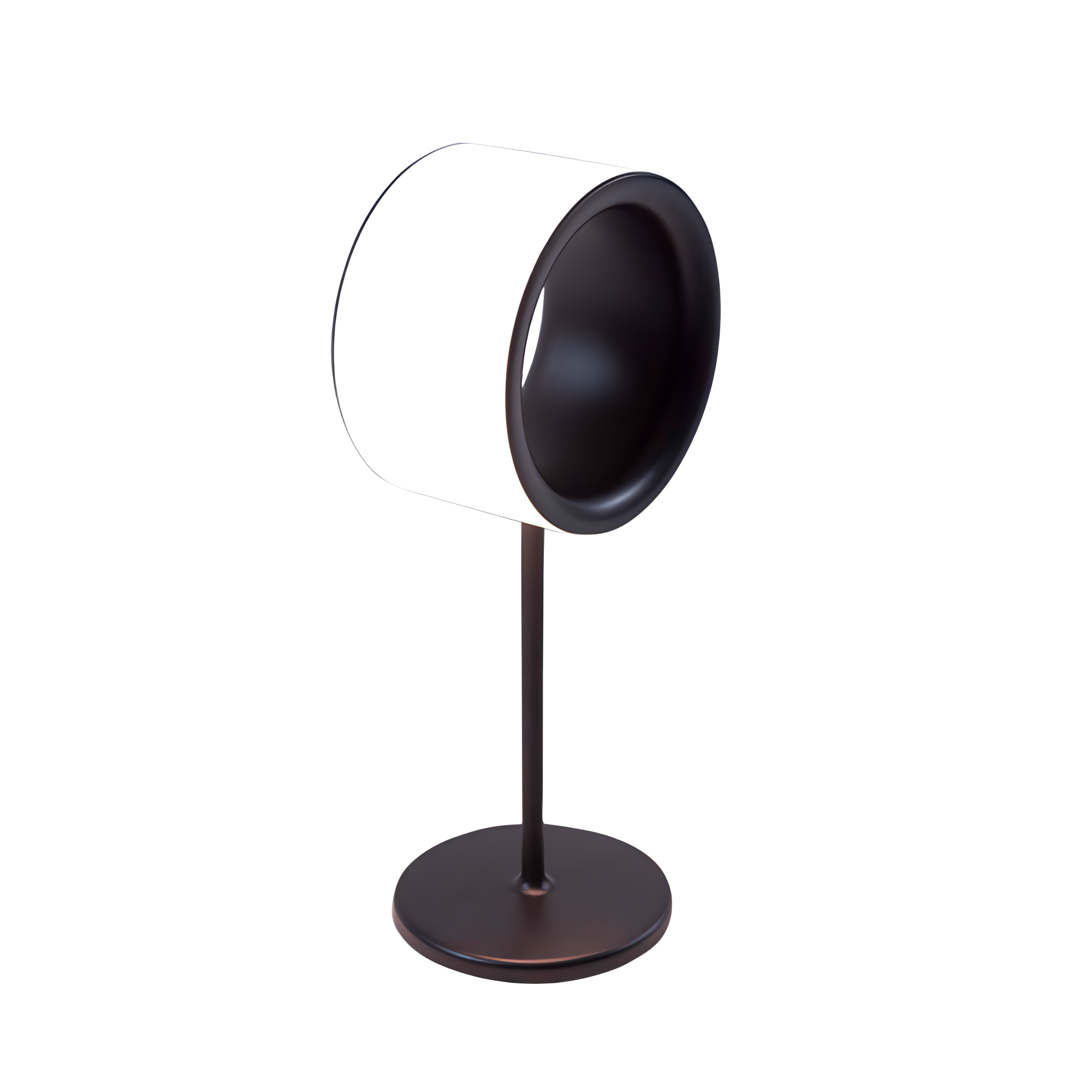 LOST table lamp black with white