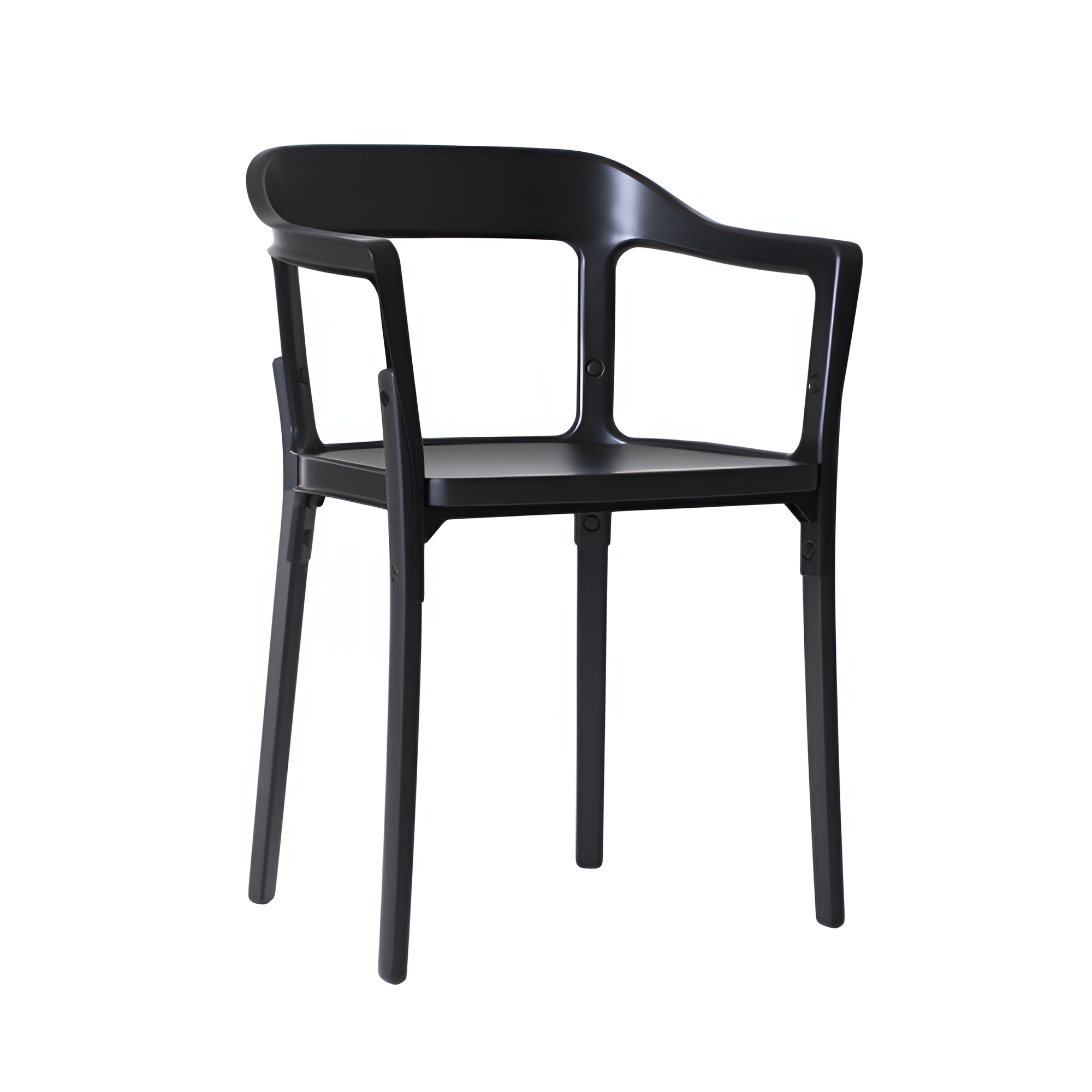STEELWOOD chair black beech wood