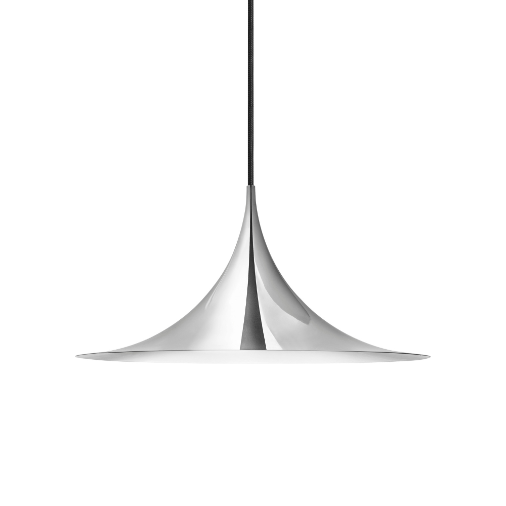 Závesná lampa SEMI chrómovaná