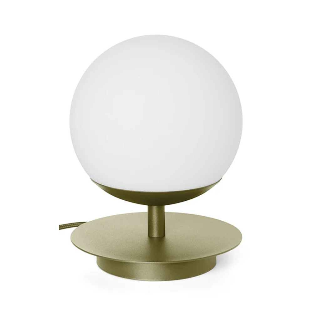 Stolná lampa PLAAT olivová