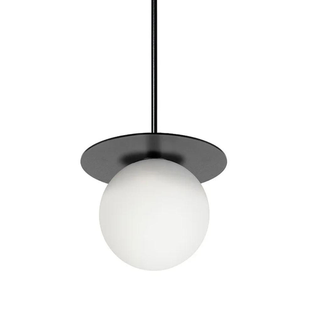 Závesná lampa BORRA čierna