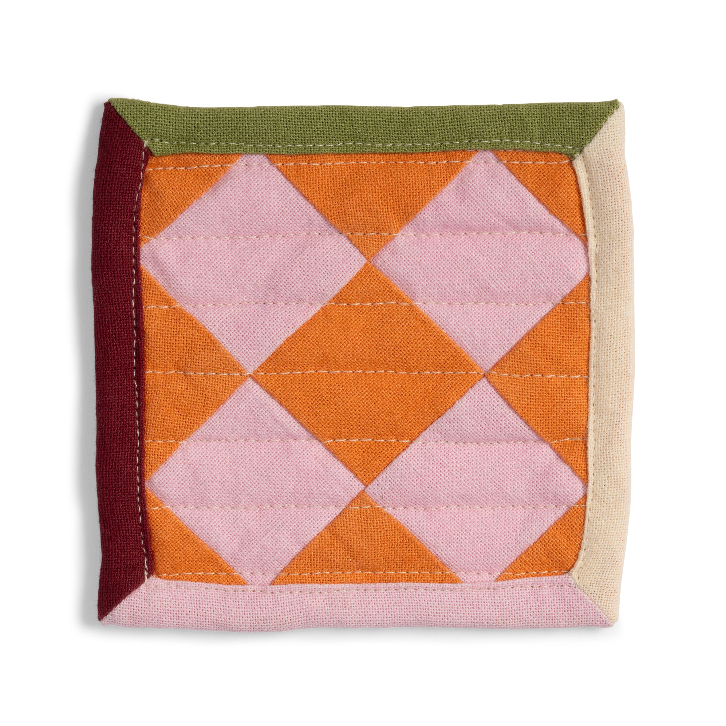 Súprava podložiek pod hrnčeky STITCH farebná