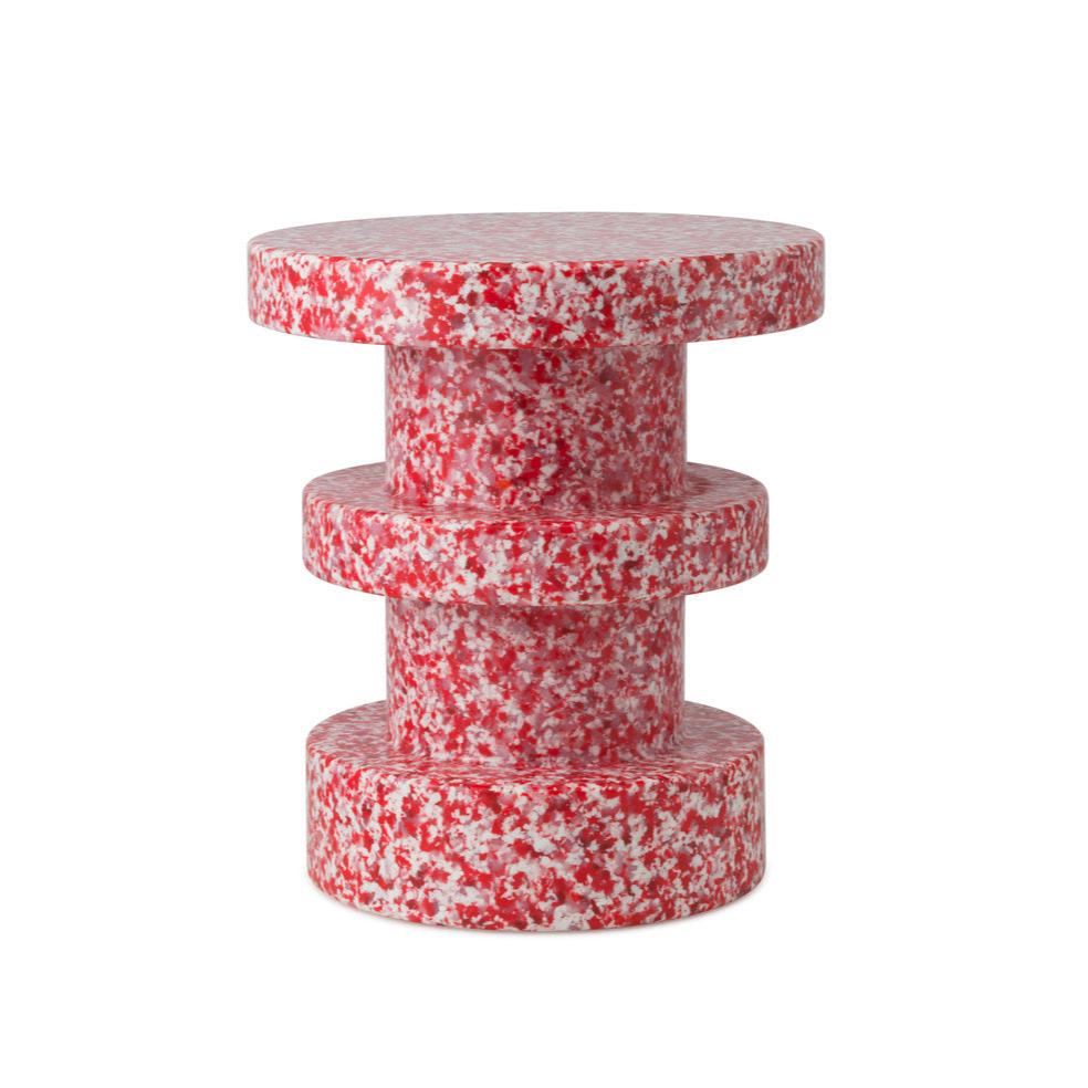 Side table bit stack red