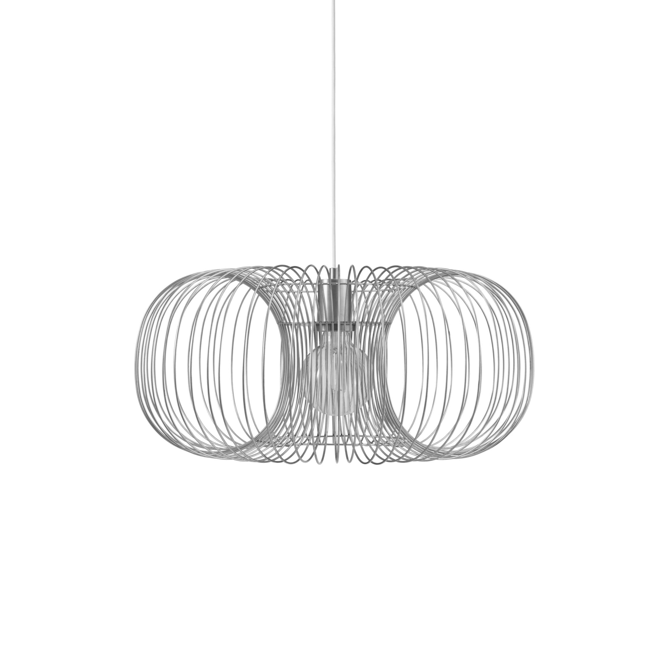COIL pendant lamp stainless steel