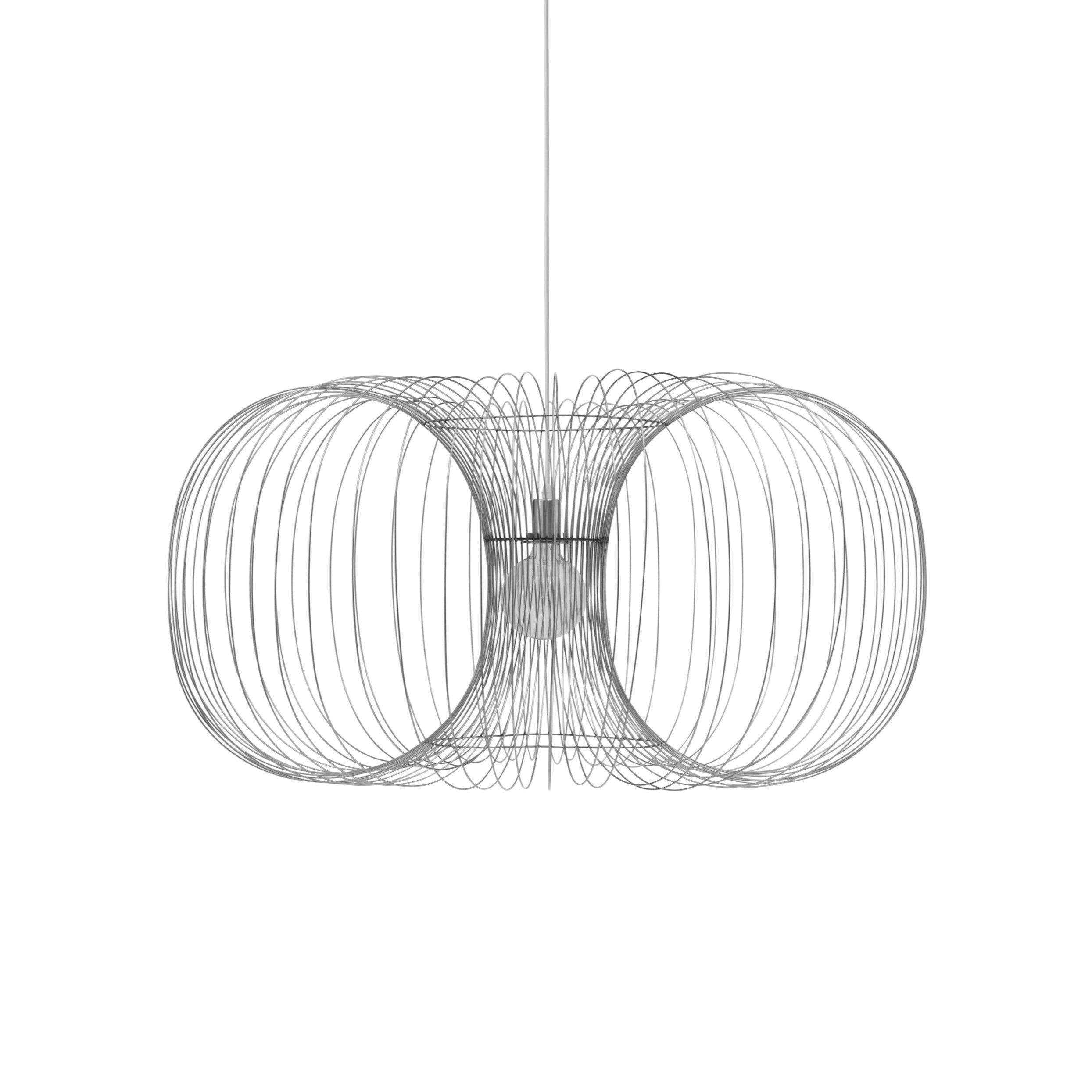 COIL pendant lamp stainless steel