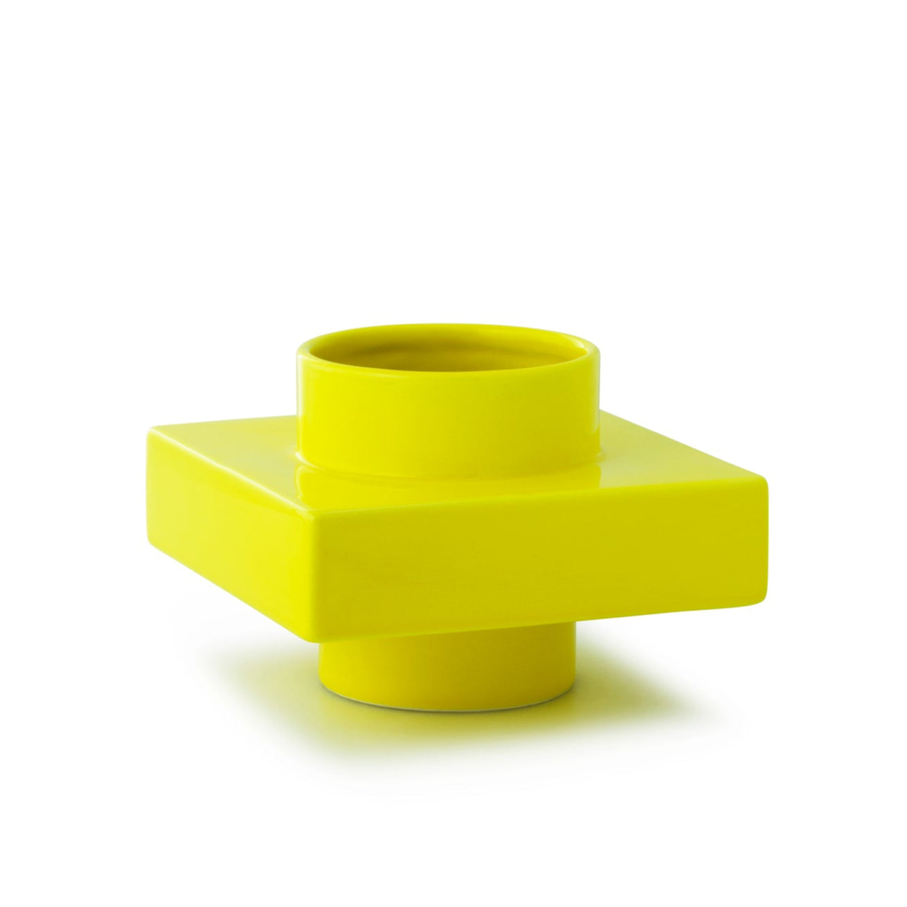 Váza DEKO OBJECT citrónovo žltá