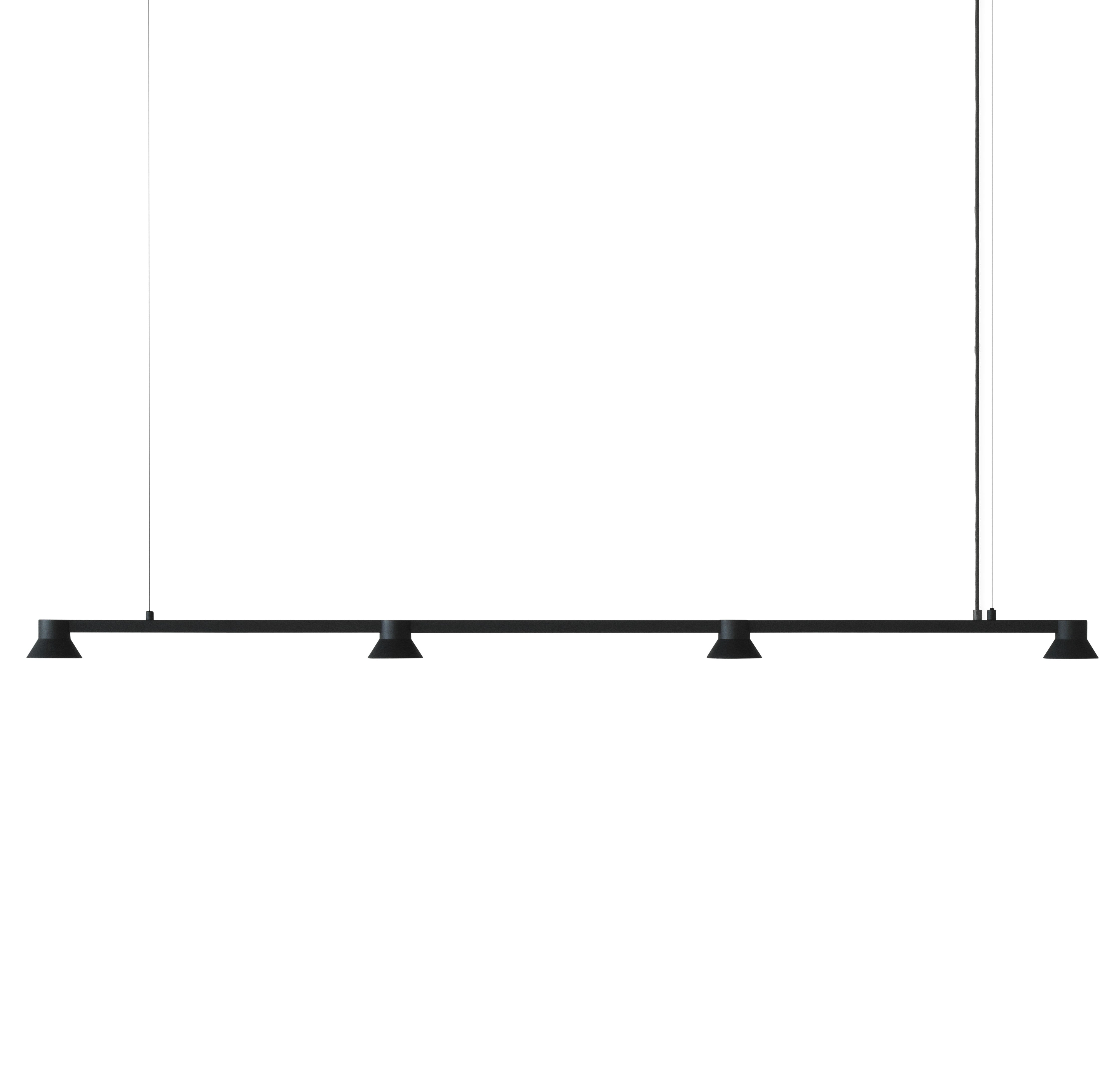 Technická lampa HAT čierna