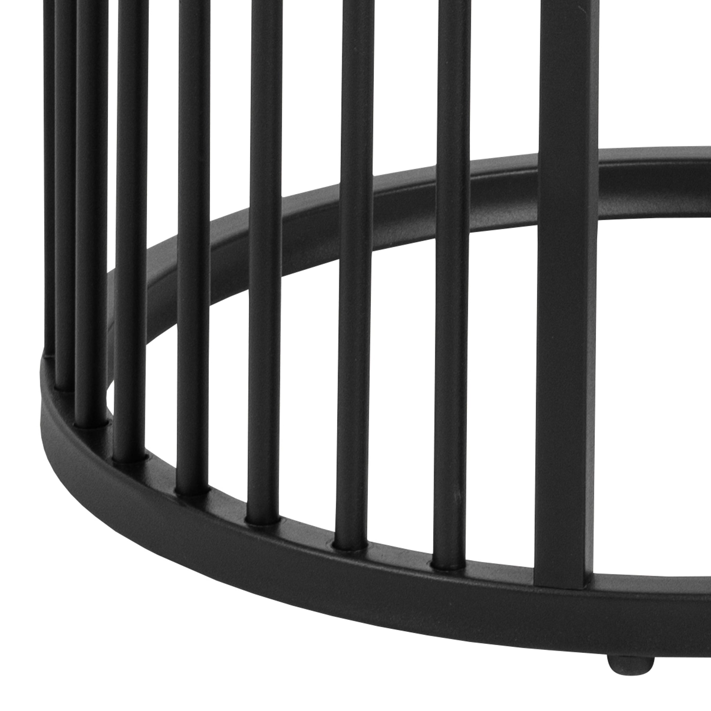 Nočný stolík STRINGTON čierny