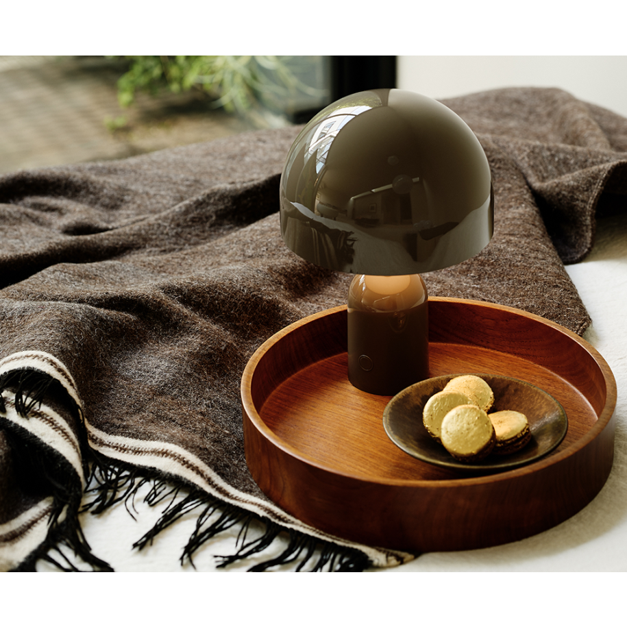 Prenosná lampa BELL hnedá