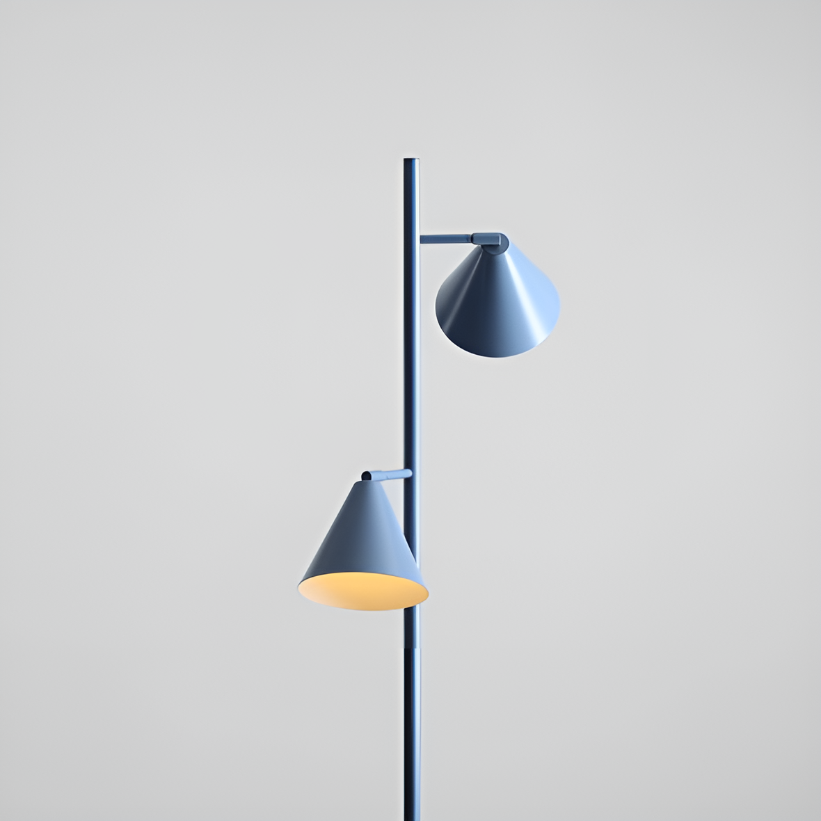Form floor lamp Duo blue