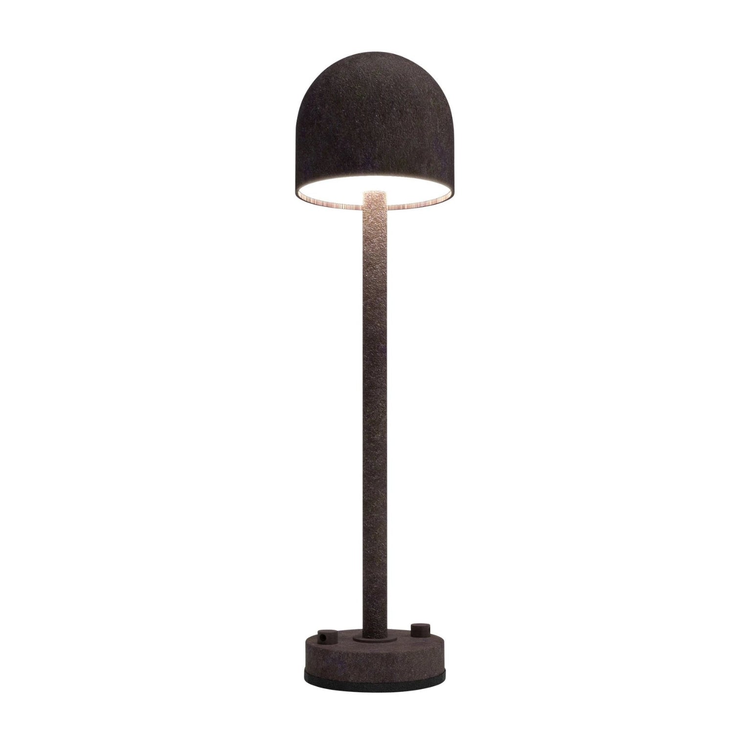 Záhradná podlahová lampa BOLETO hnedá