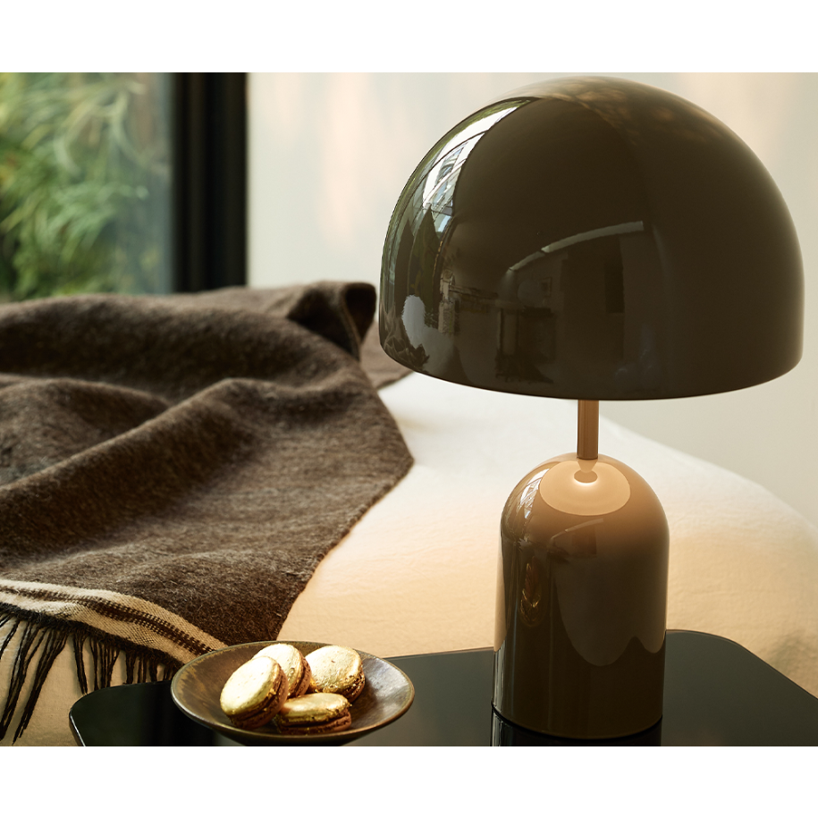 Prenosná lampa BELL hnedá