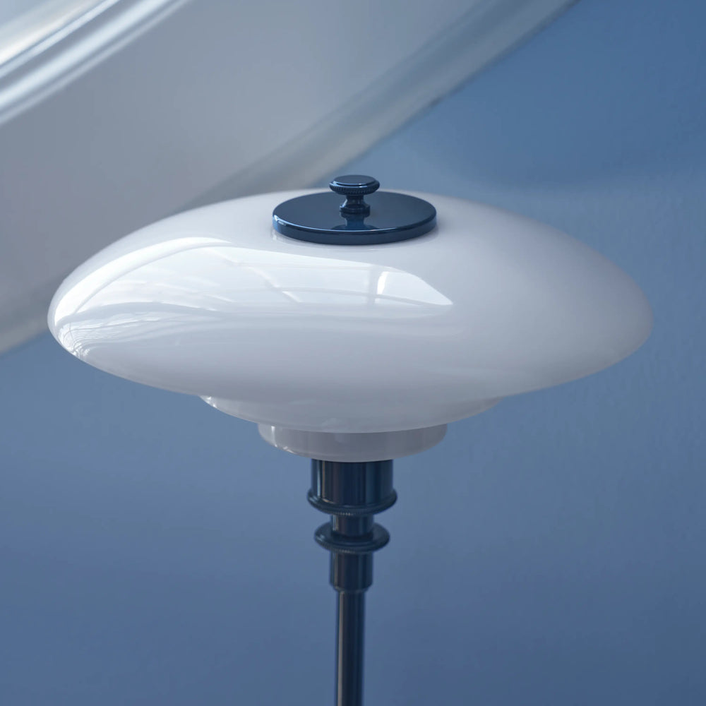 Lampa stołová PH 2/1 biela s granátovou základňou
