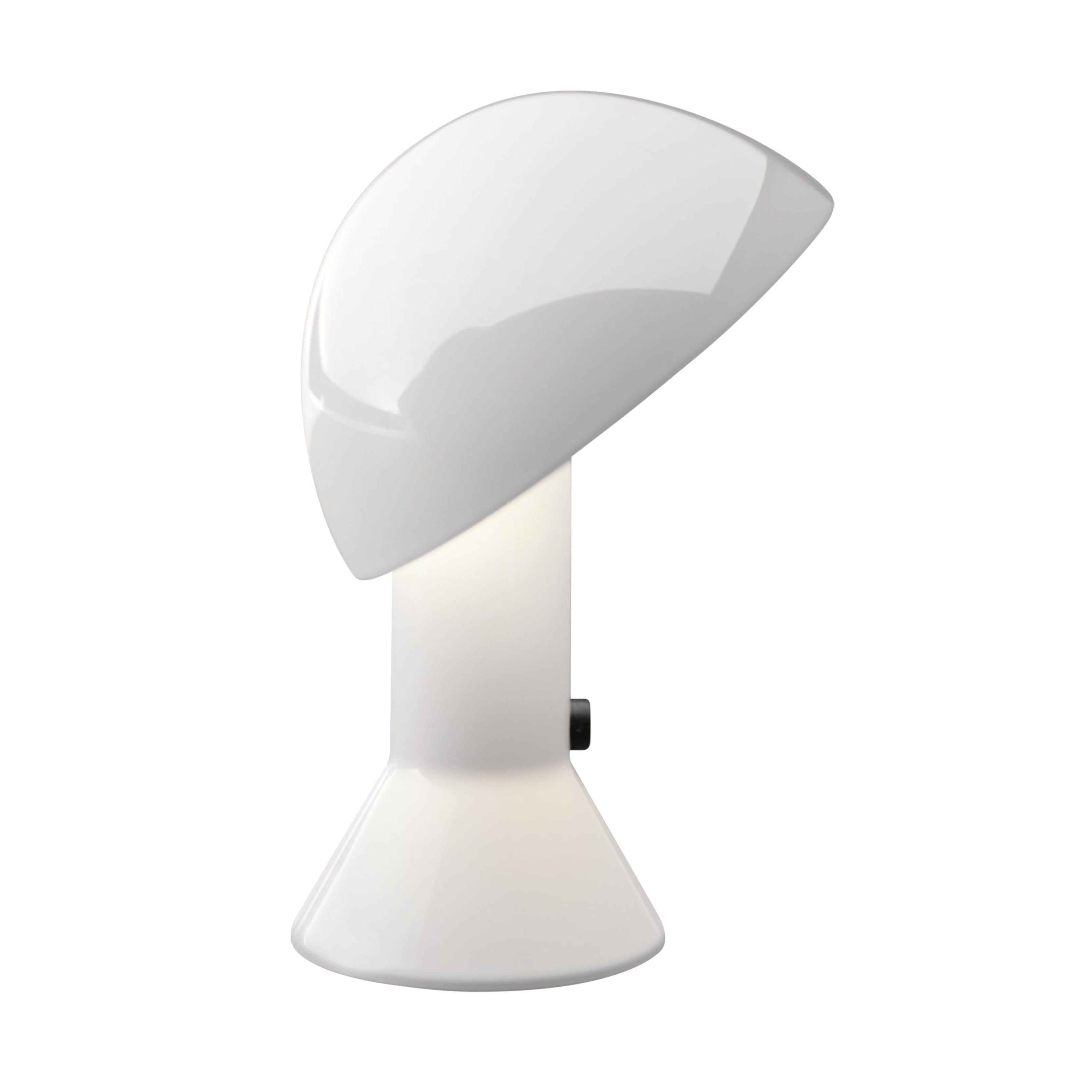 Stolná lampa ELMETTO lesklá biela