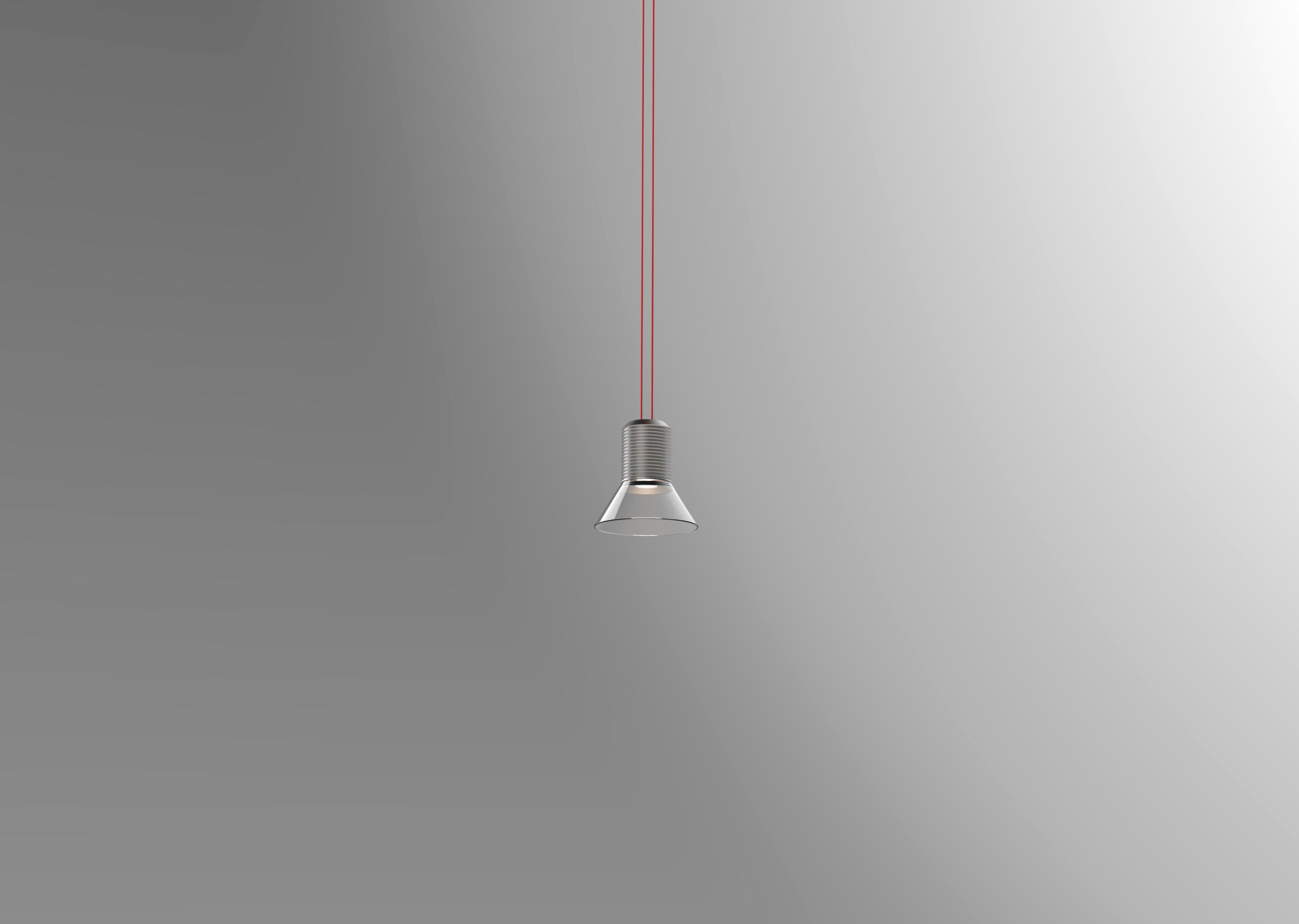 Lampa stropná DIA transparentná s matnými hnedými prvkami