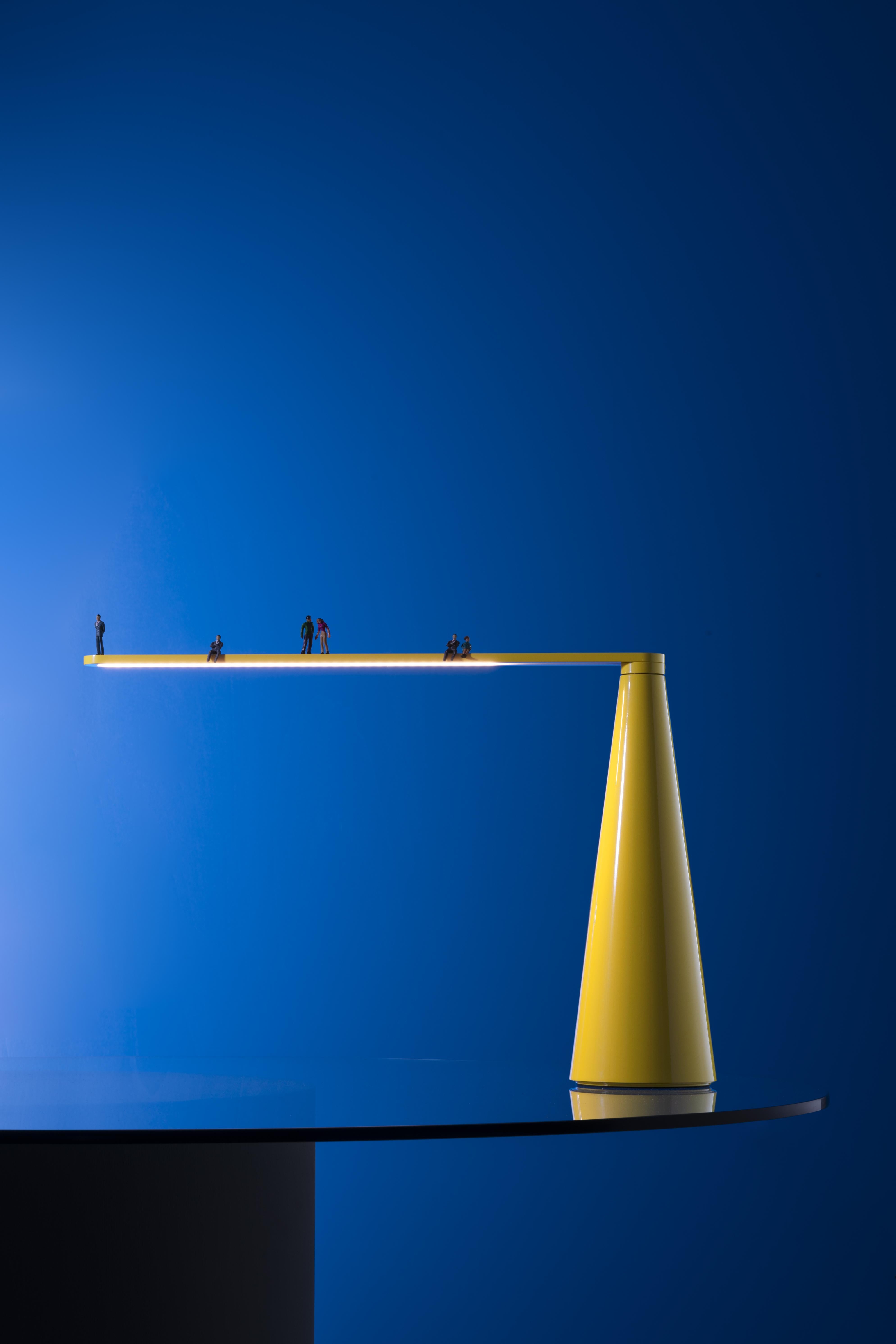 Lampa stolná ELICA lesklá čierna