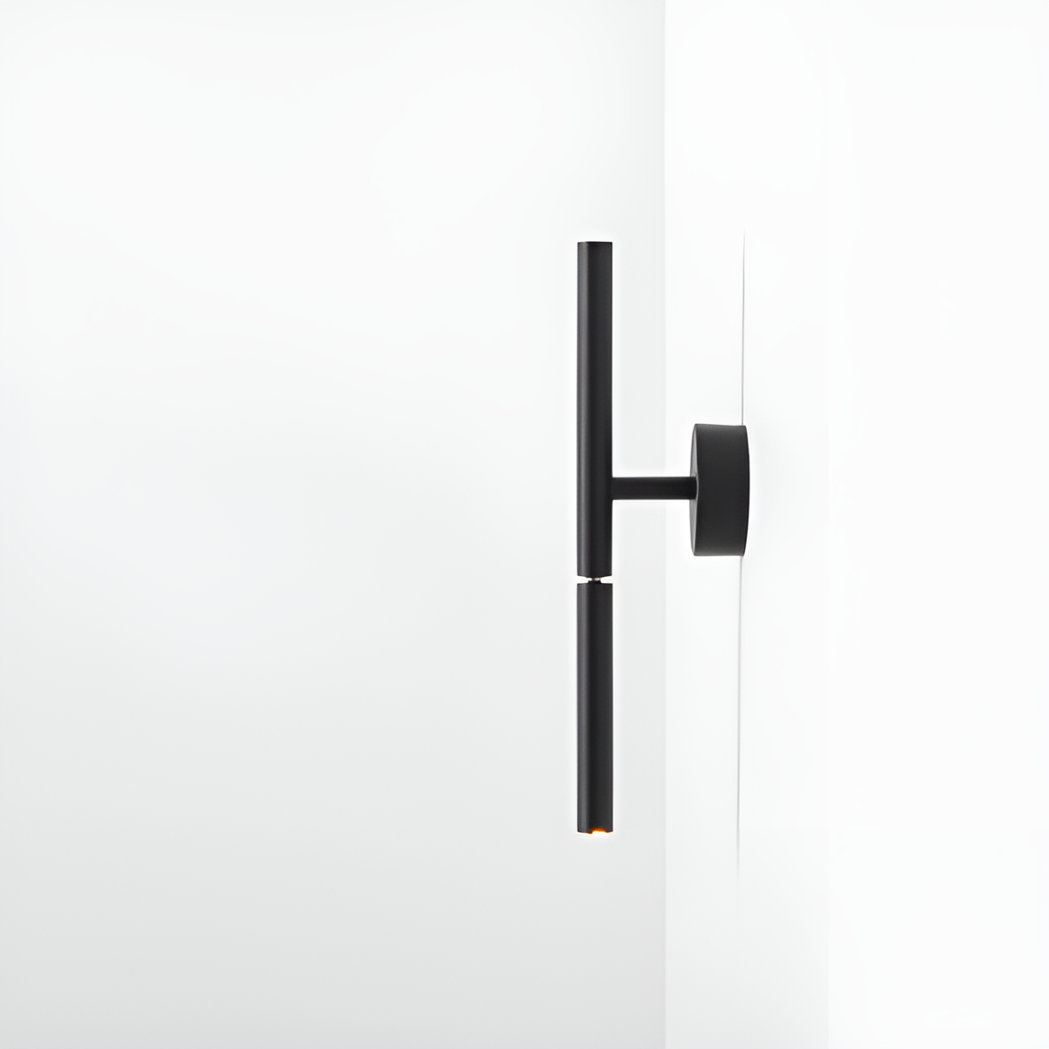 Nastaviteľný nástenný svietidlo STICK čierne