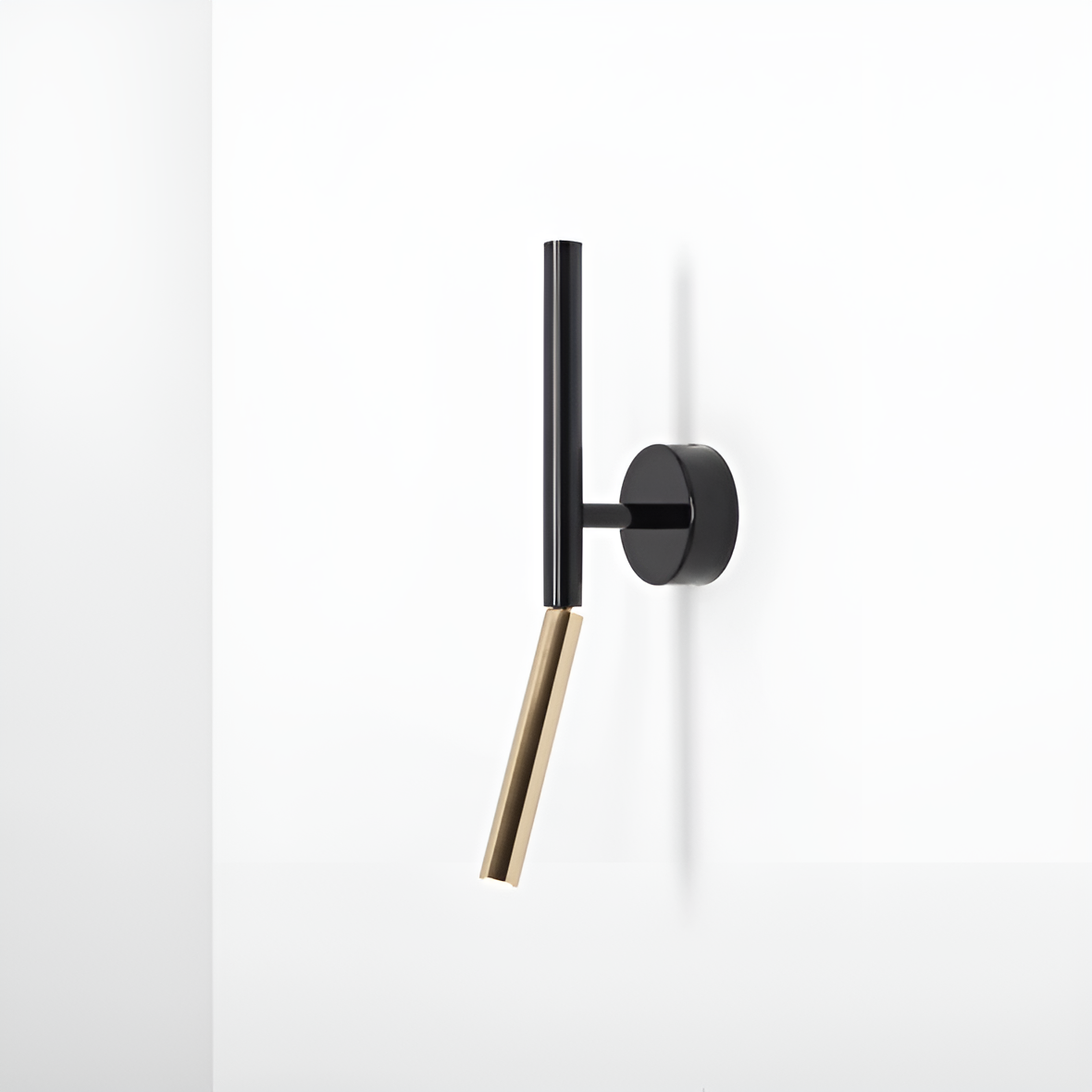 Wall lamp Black with gold