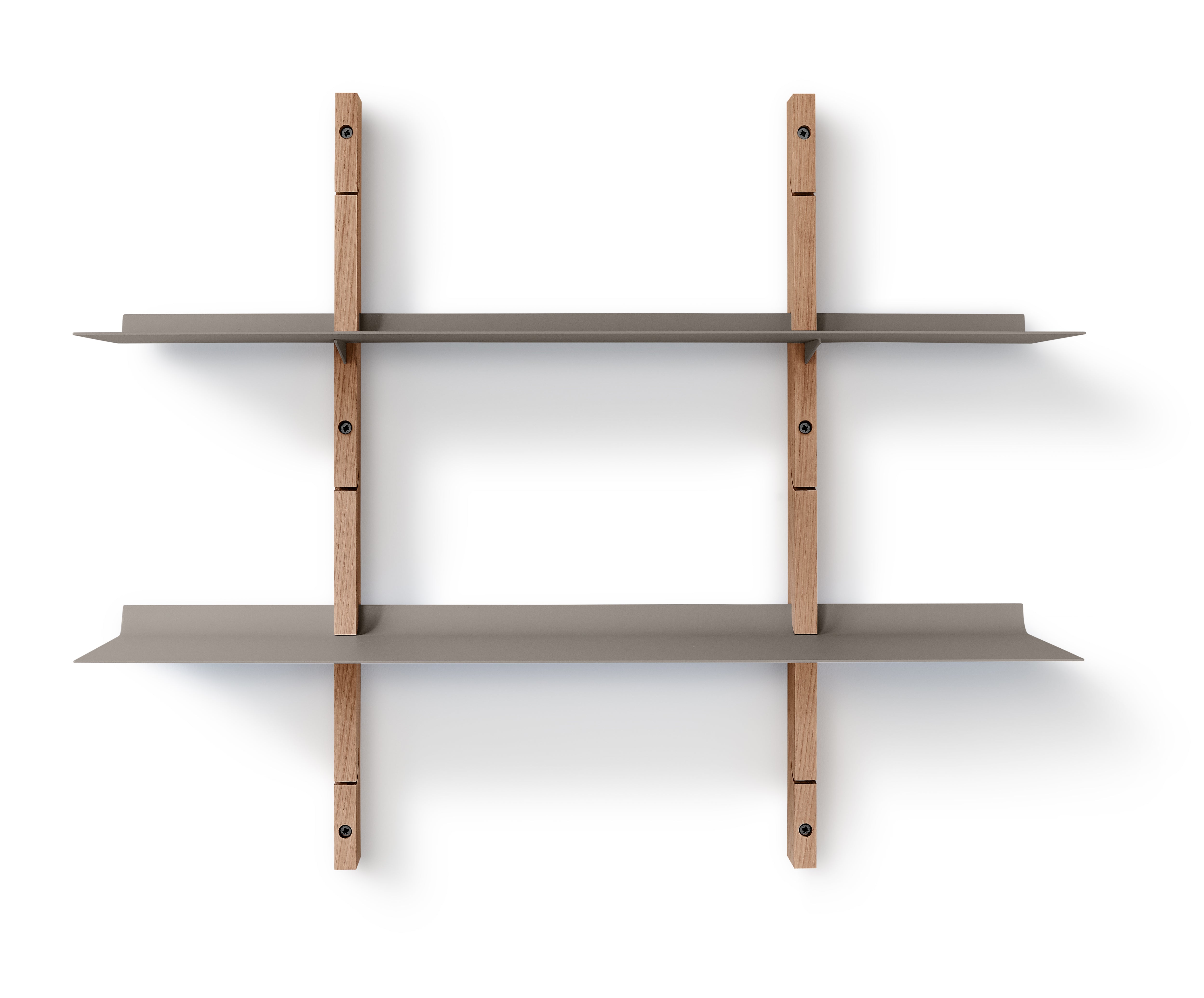 SMILE Gray Hanging Shelf Set