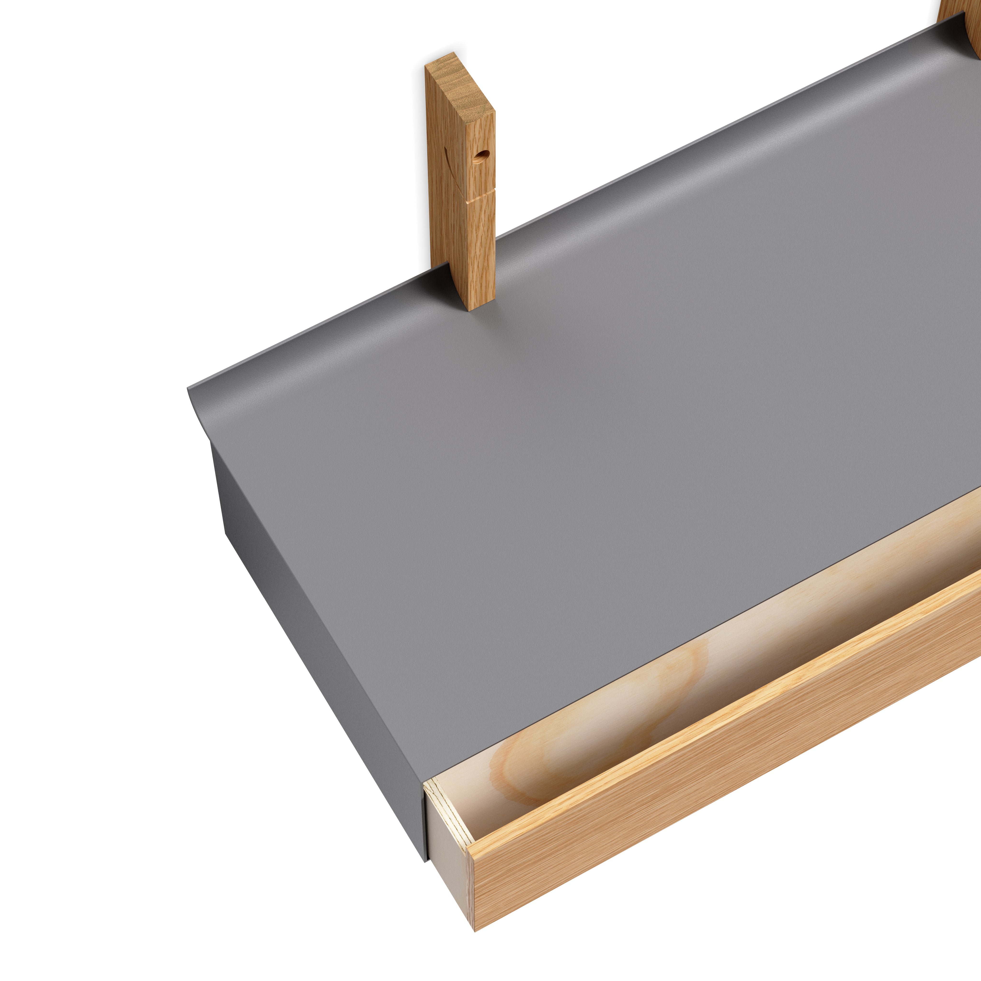 SMILE wall cabinet gray