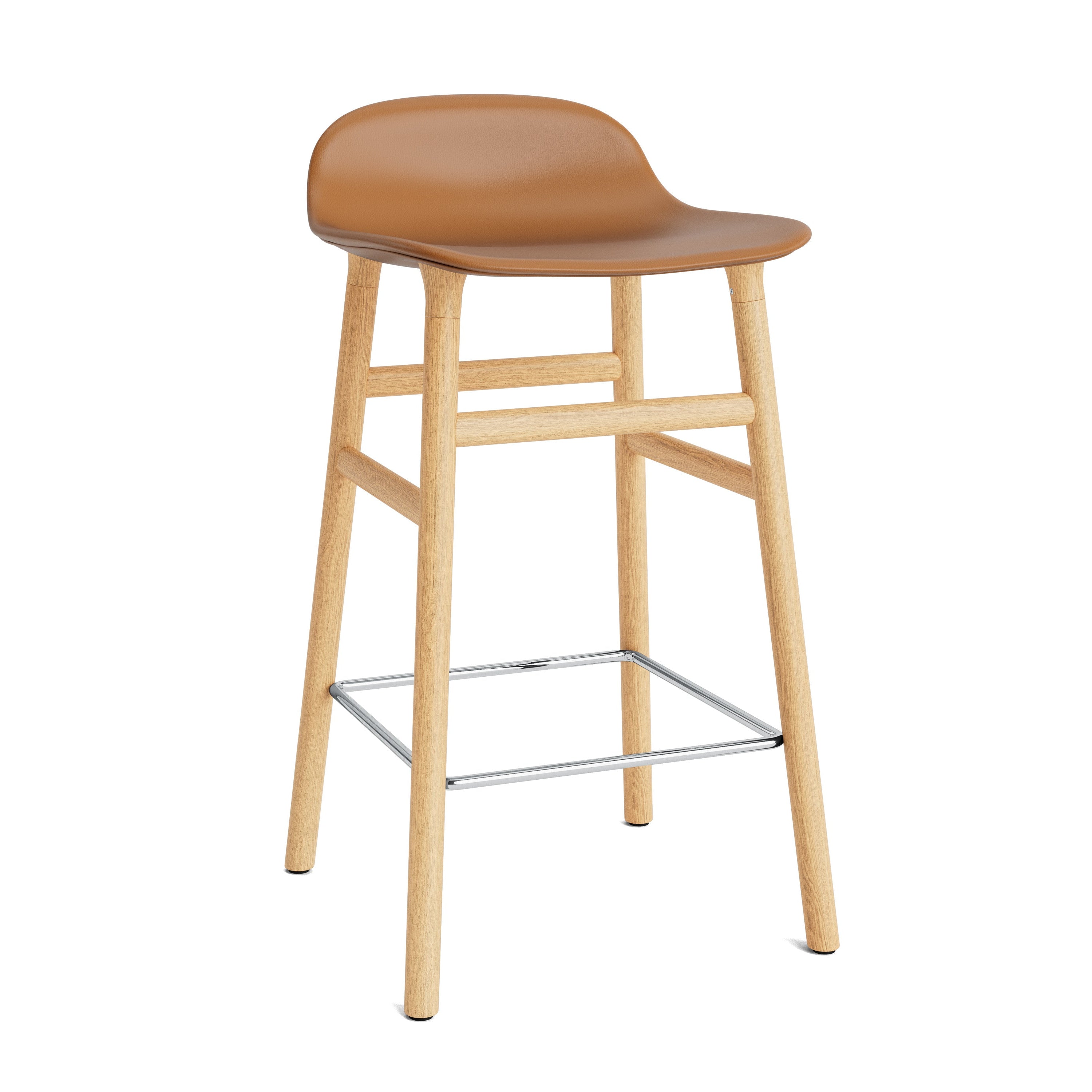 Hoker FORM čalúnený s dubovou základňou