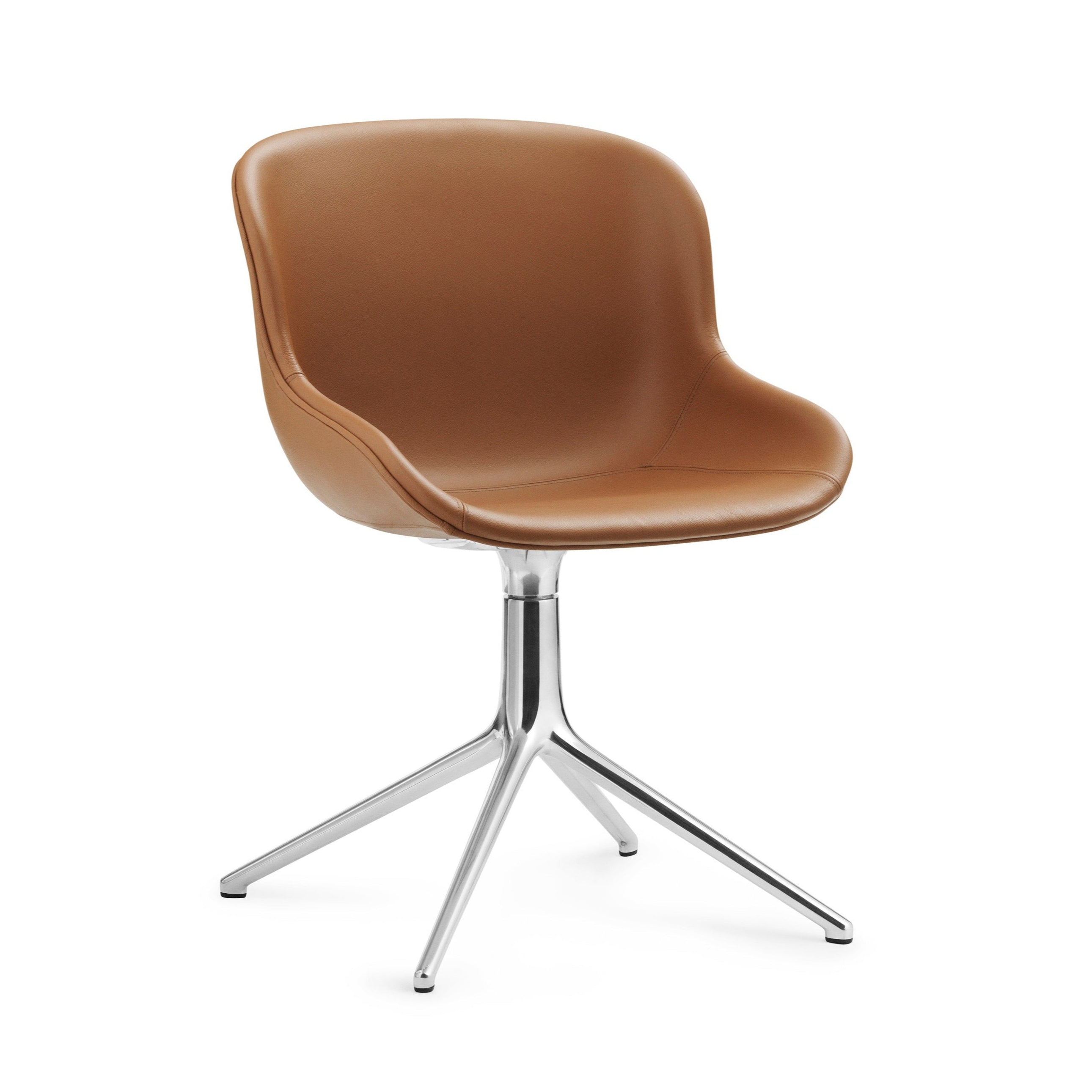 HYG 4L Upholstered Office chair with an aluminum base