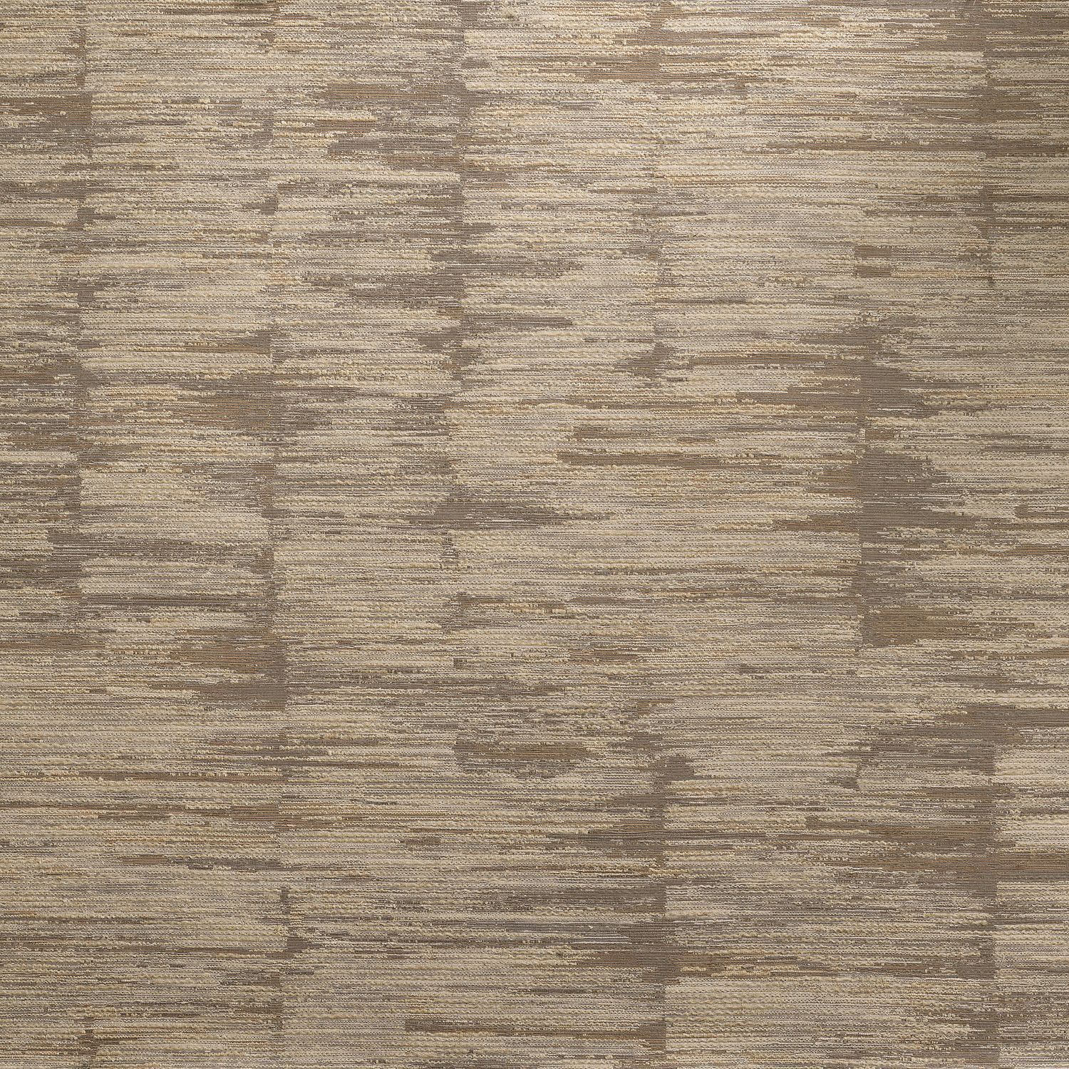 Textilná tapeta so štruktúrou prúžkov ALCHEMILLA - TAUPE/MORDORÉ hnedá s béžovou