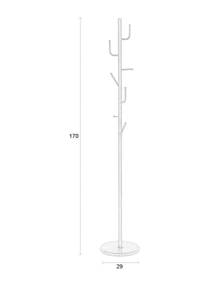 Vešiak RACK čierny