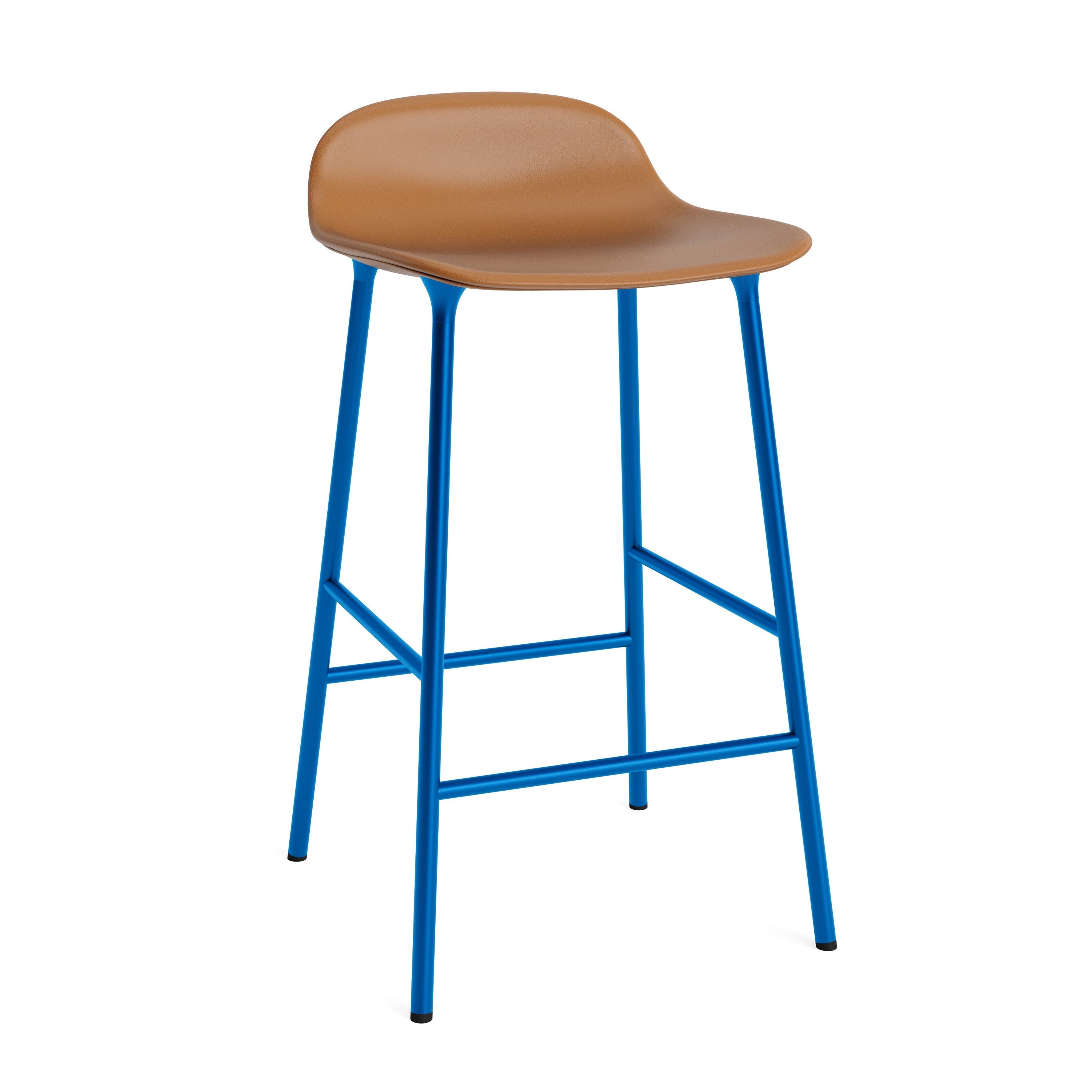 Hoker čalúnený FORM s modrou základňou