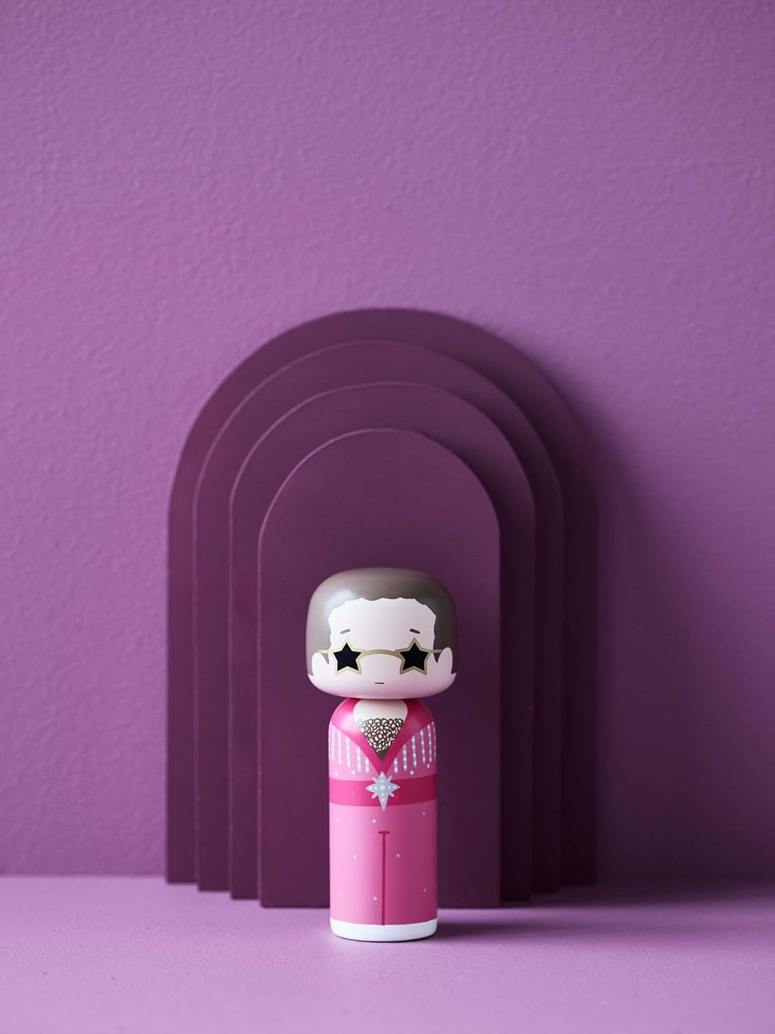 Decorative figure ELTON JOHN - PINK OUTFIT