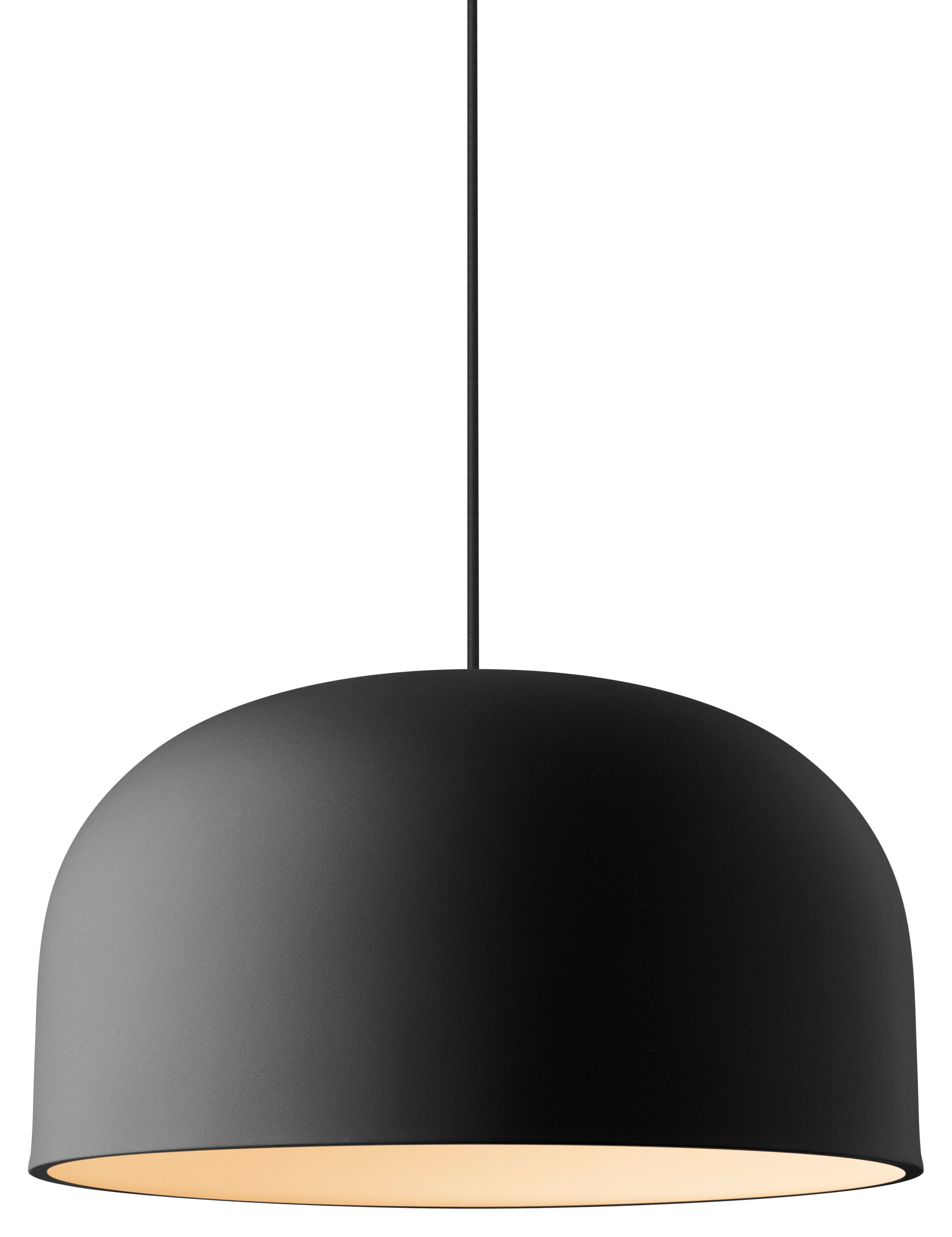 Závesná lampa QUAY čierna