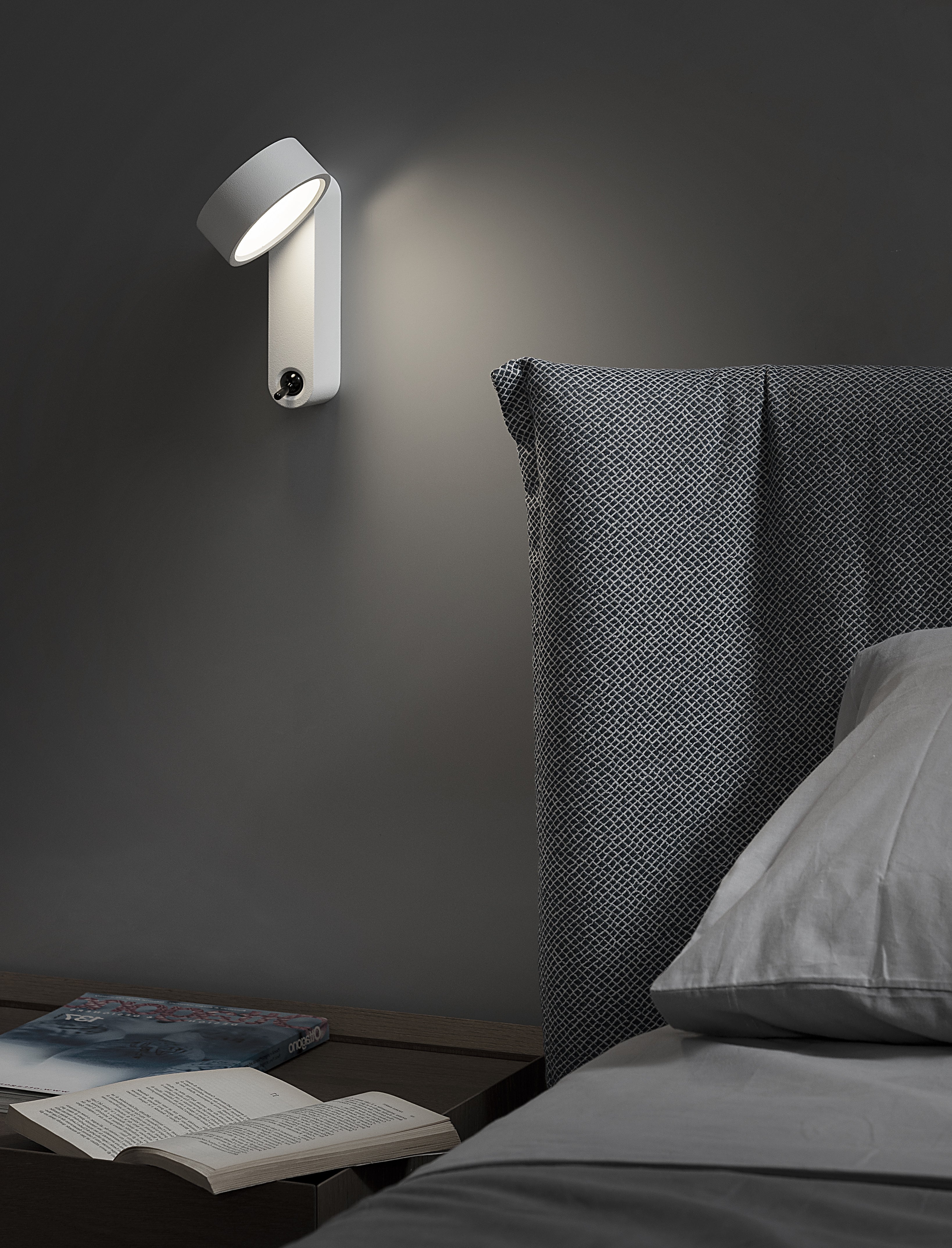 Nástenná lampa TOGGLE biela
