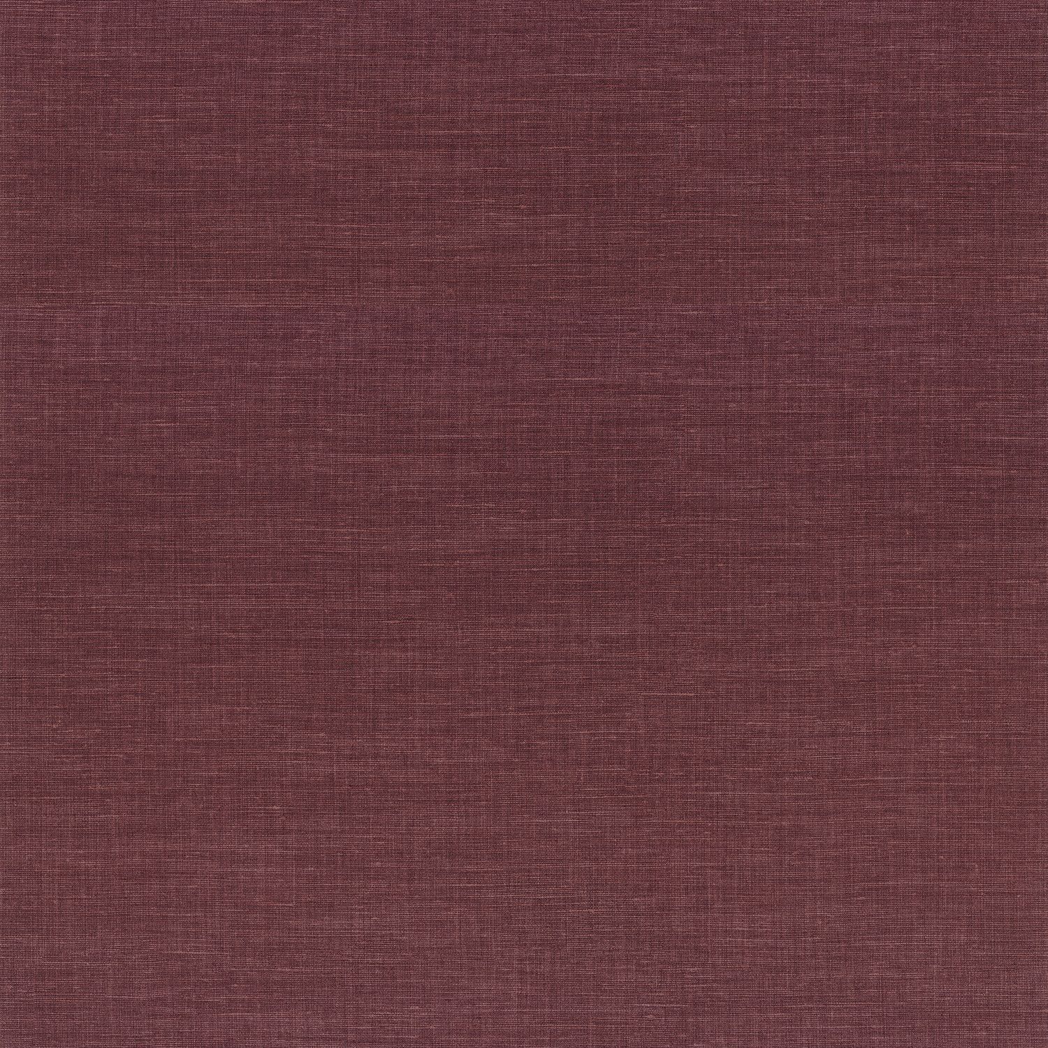 Tapeta so štruktúrou napodobňujúcou ľanové plátno SHINOK - POURPRE purpurová
