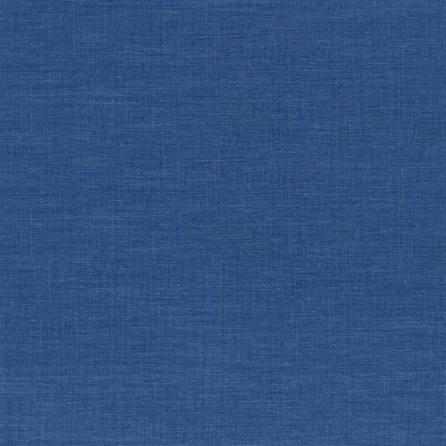 Tapeta so štruktúrou napodobňujúcou ľanové plátno SHINOK - BLEU ROI modrá