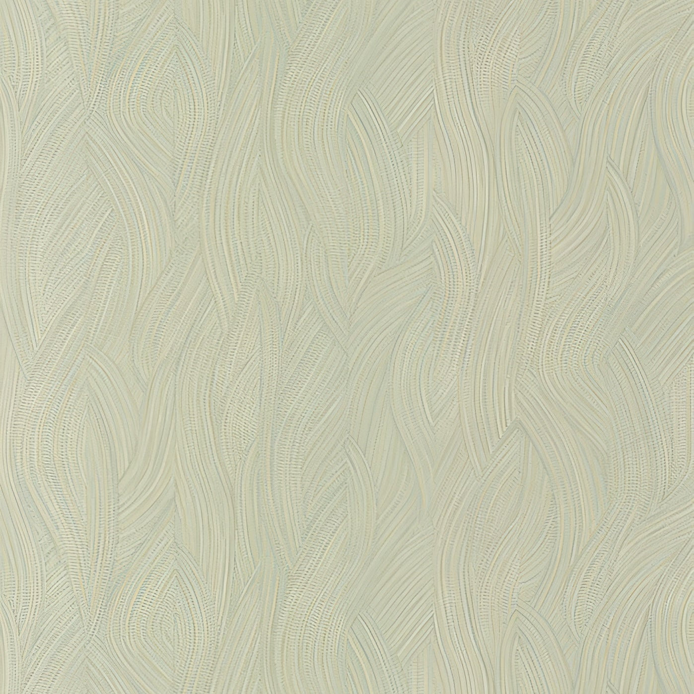 Štruktúrna tapeta s abstraktným vlnitým vzorom JASSINE - ZELENÁ AMANDE mandľová zeleň