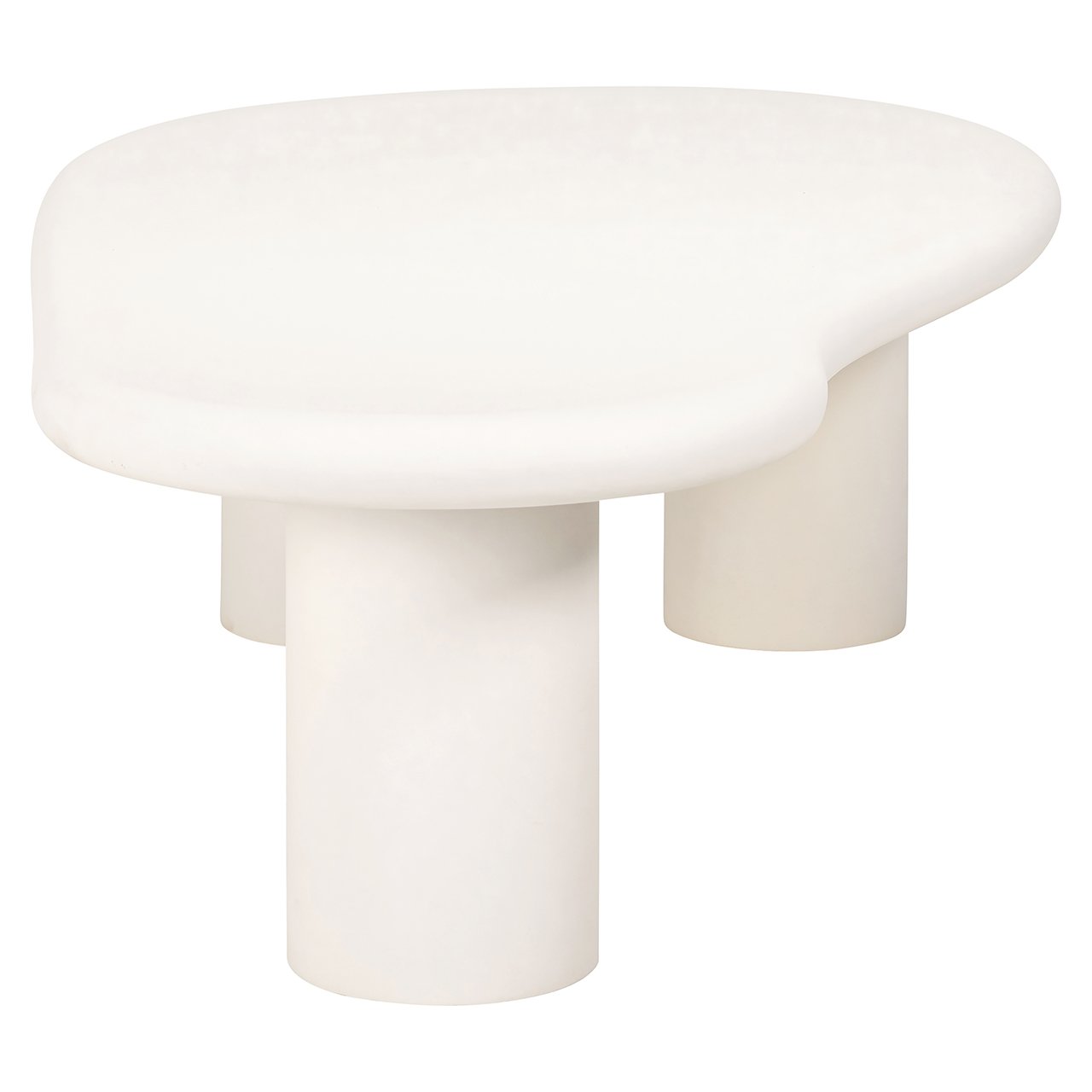 Kávový stolík BLOOMSTONE biely