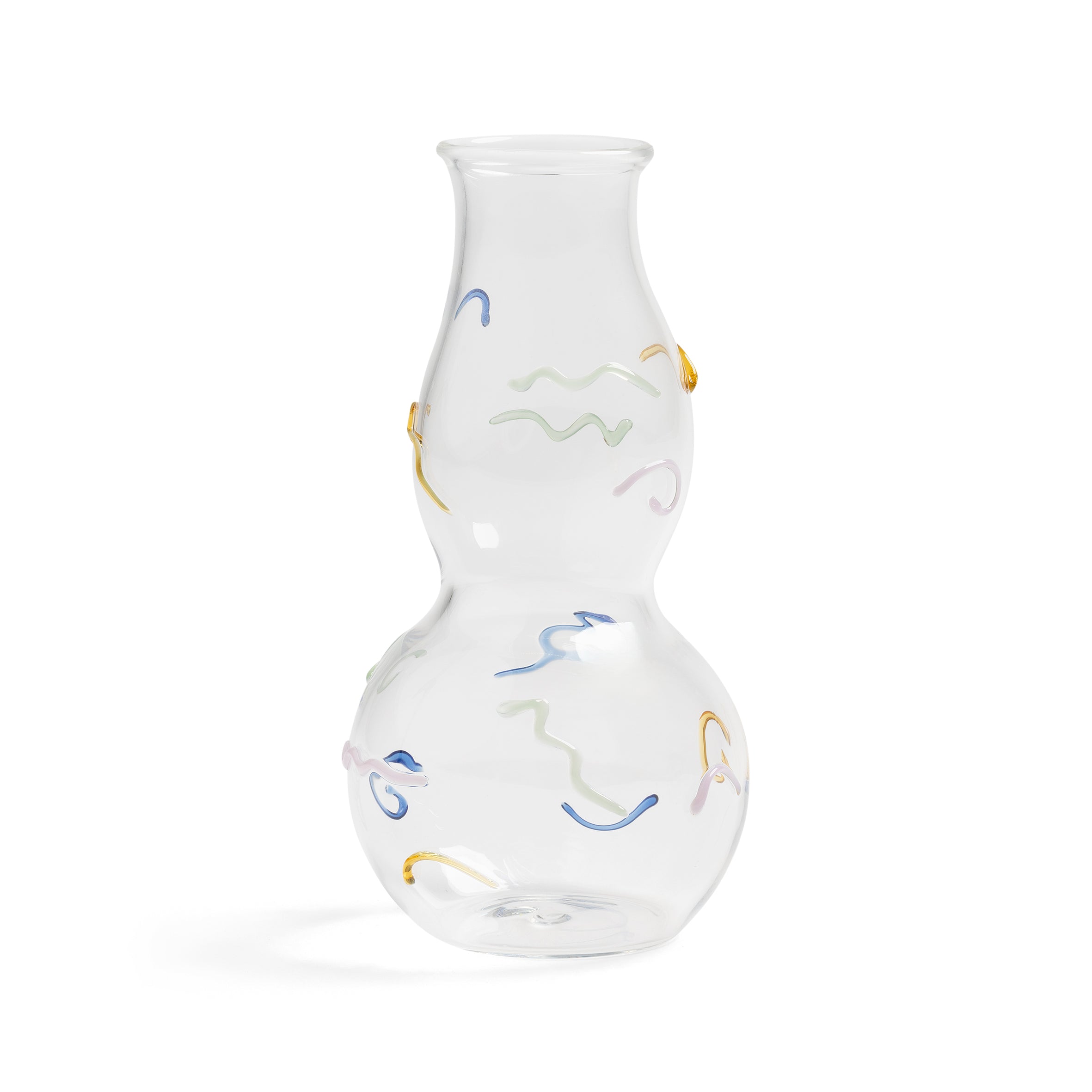 CRAFT Transparent Vase Set with Colorful Patterns